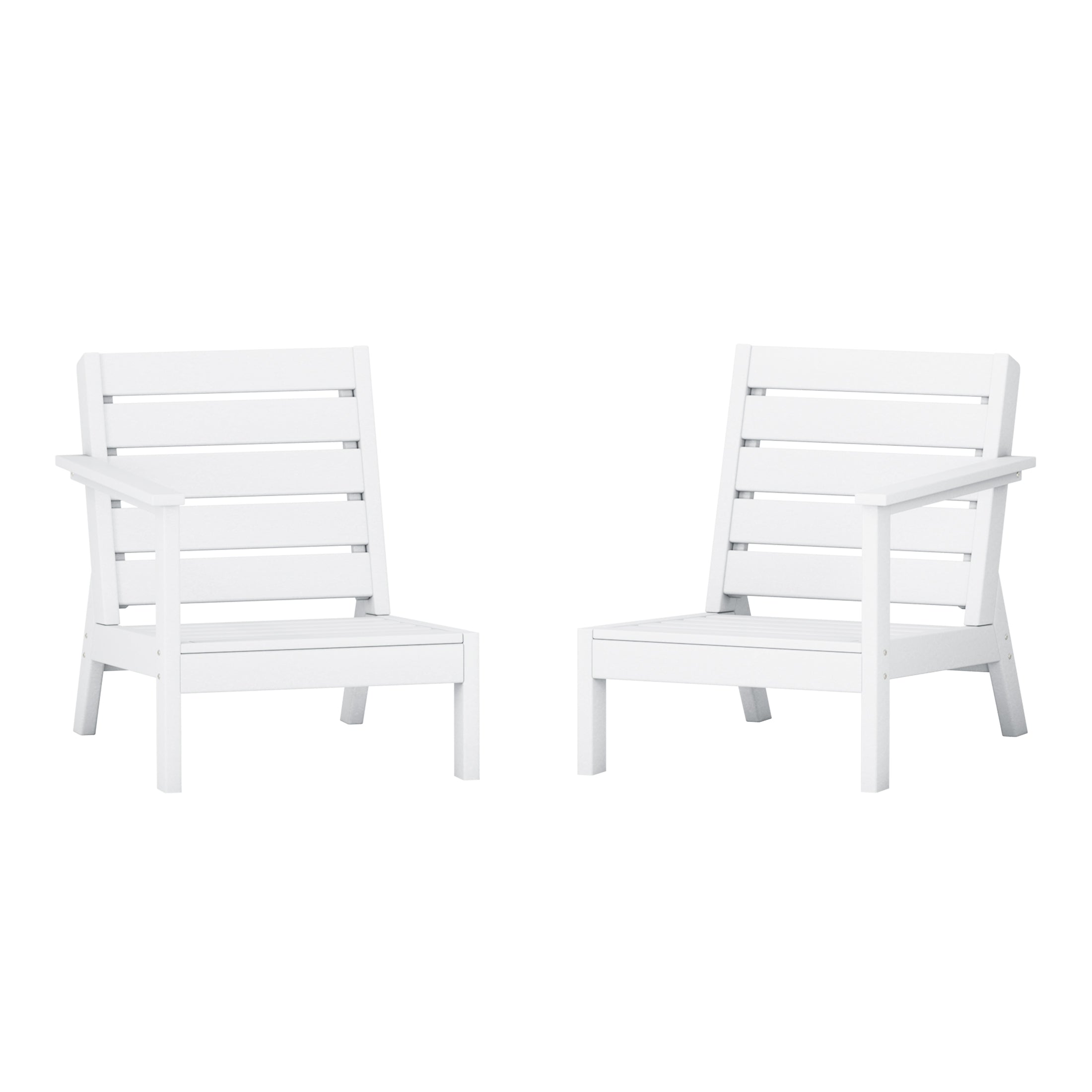 Portsmouth Outdoor Patio HDPE Deep Seating Sectional Loveseat