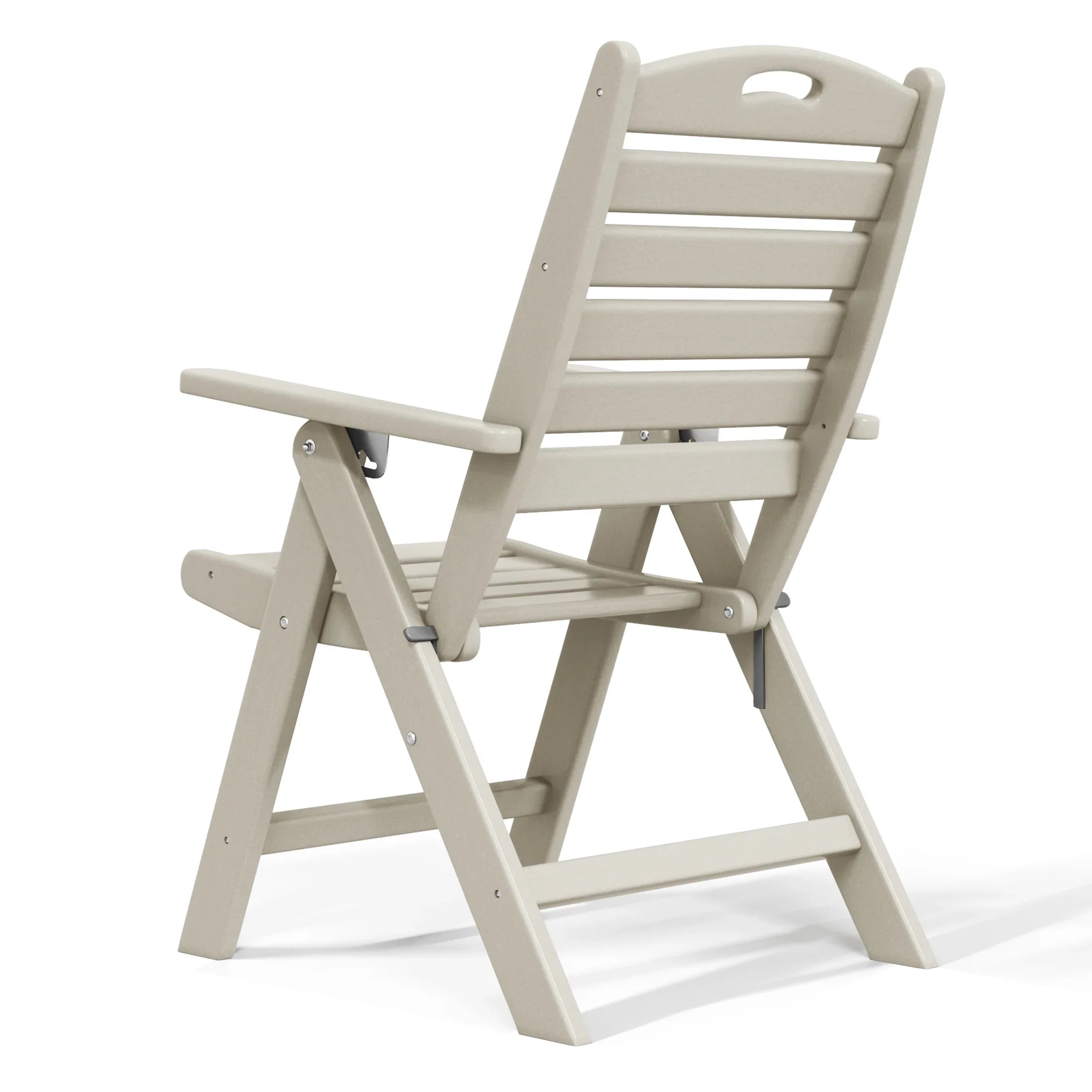 Paradise HDPE Adjustable Highback Folding Patio Dining Chair