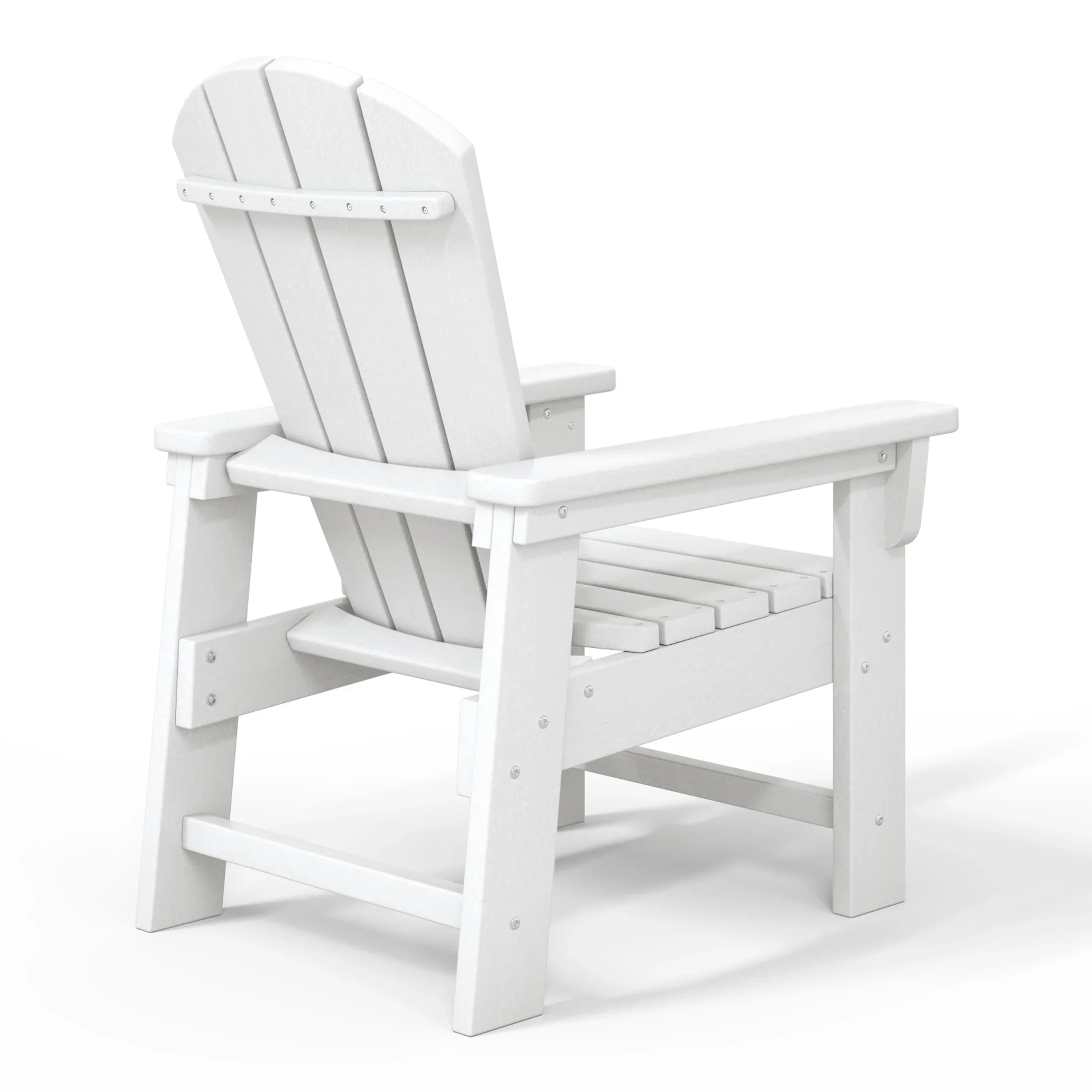 Paradise Kids Outdoor HDPE Adirondack Plastic Patio Chair
