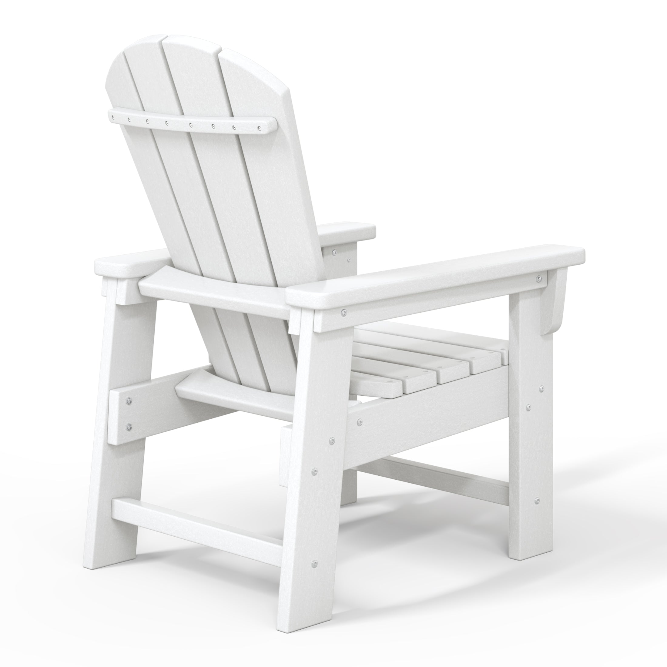 Paradise Kids Outdoor Adirondack Plastic Patio Chair (Set of 2)