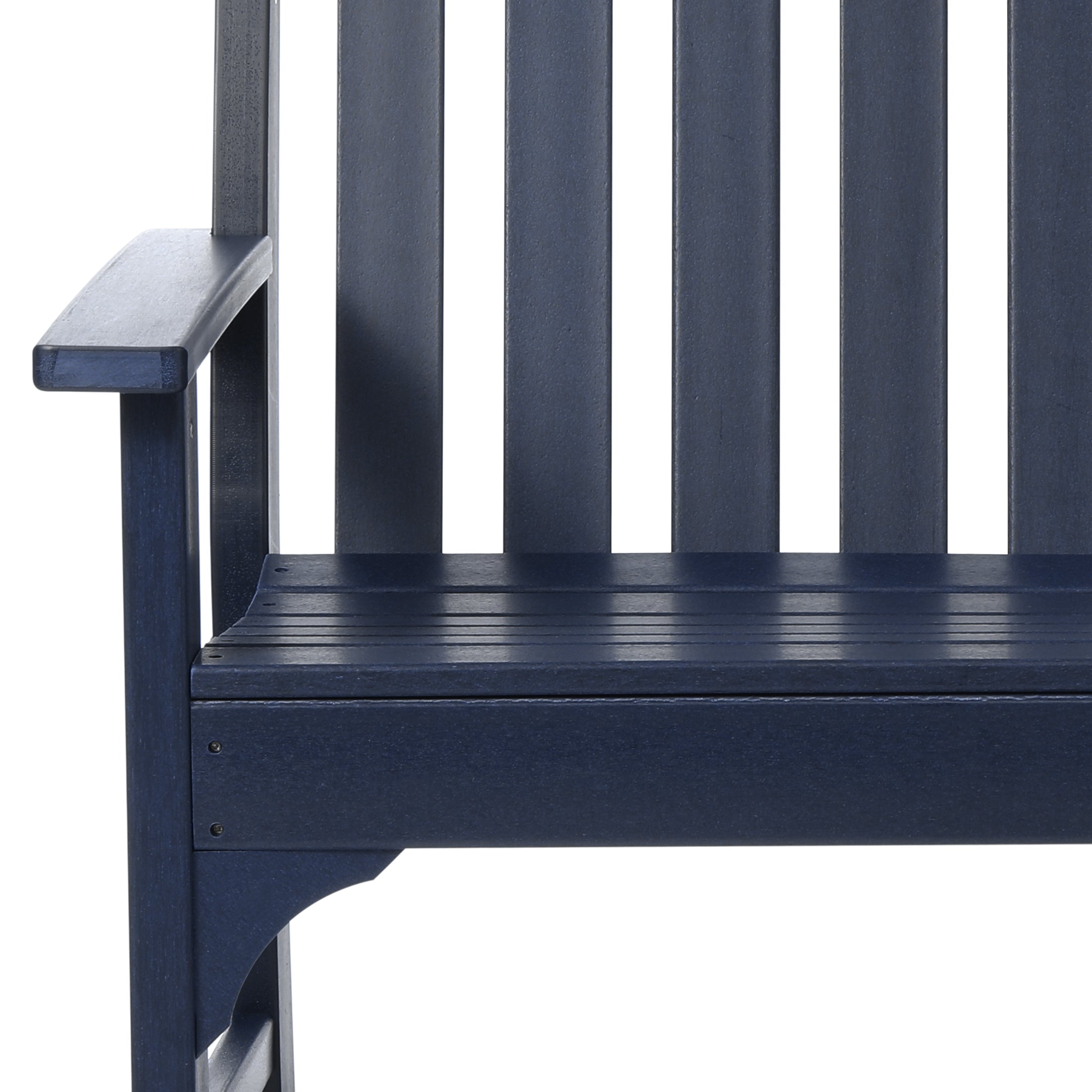Paradise 5-Piece HDPE Outdoor Patio Furniture Couch and Rocking Chair Set