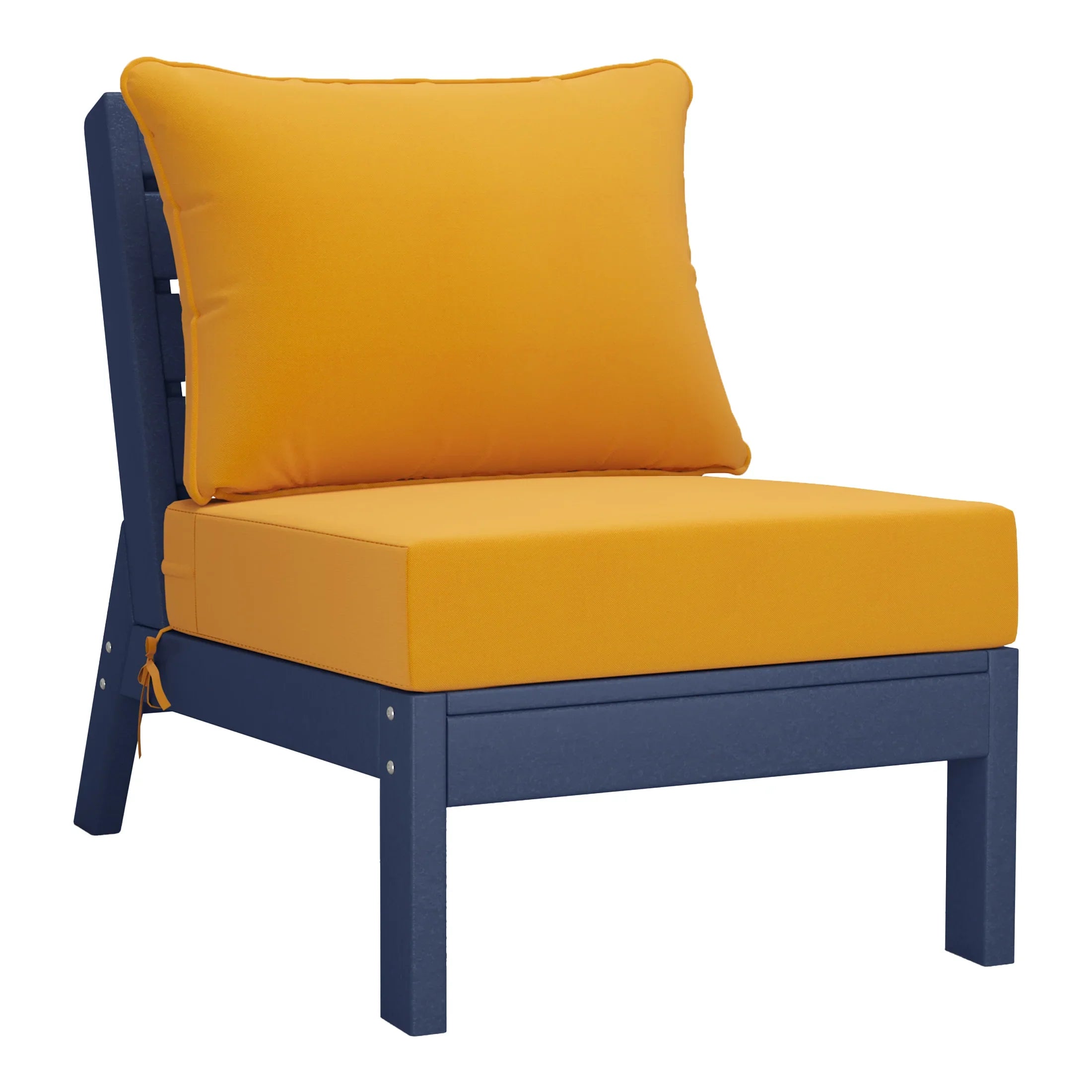 Portsmouth Outdoor Patio HDPE Sectional Sofa with Patio Cushions