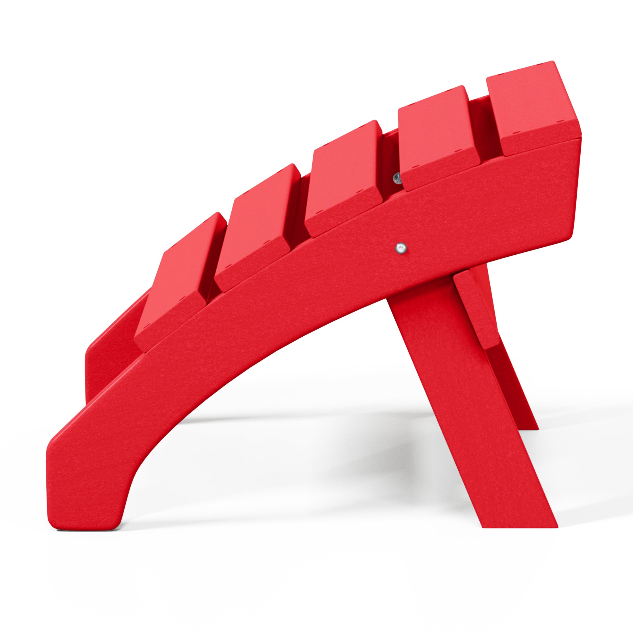 Portside Outdoor Patio HDPE Adirondack Ottoman Footrest