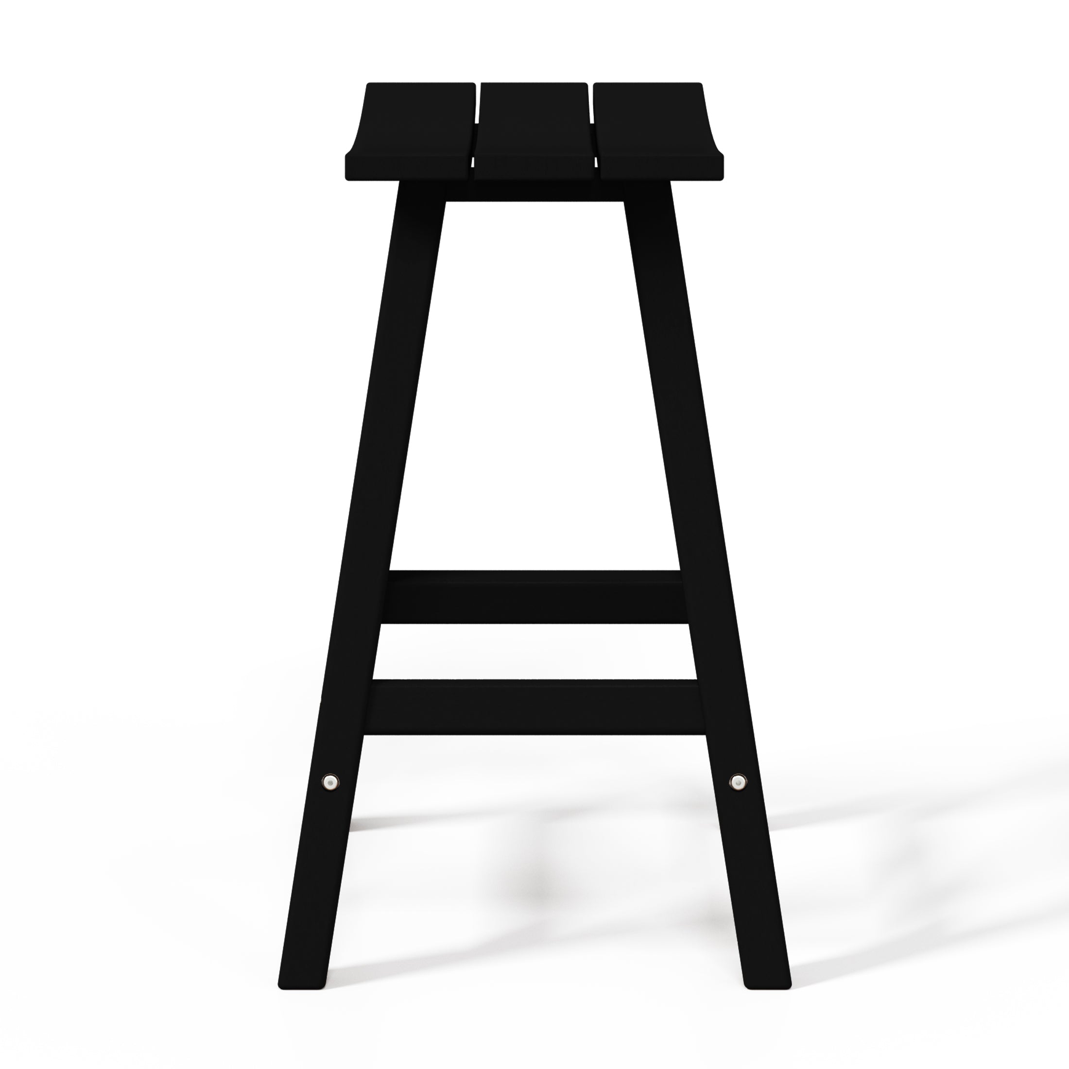 Paradise 24" HDPE Outdoor Patio Counter Height Bar Stools (Set of 2)