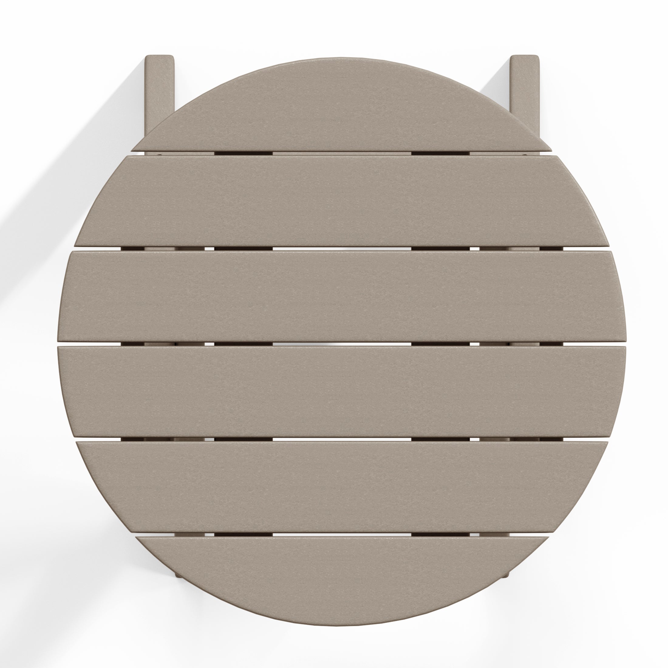 Paradise HDPE Outdoor 24.5 Inch Round Portable Folding Patio Dining Table