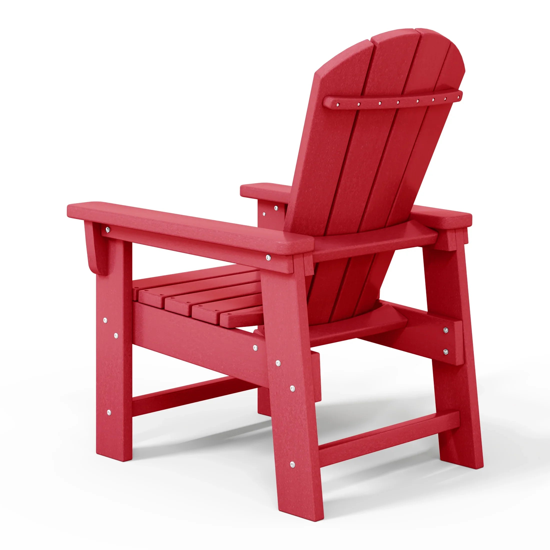 Paradise Kids Outdoor Adirondack Plastic Patio Chair (Set of 2)