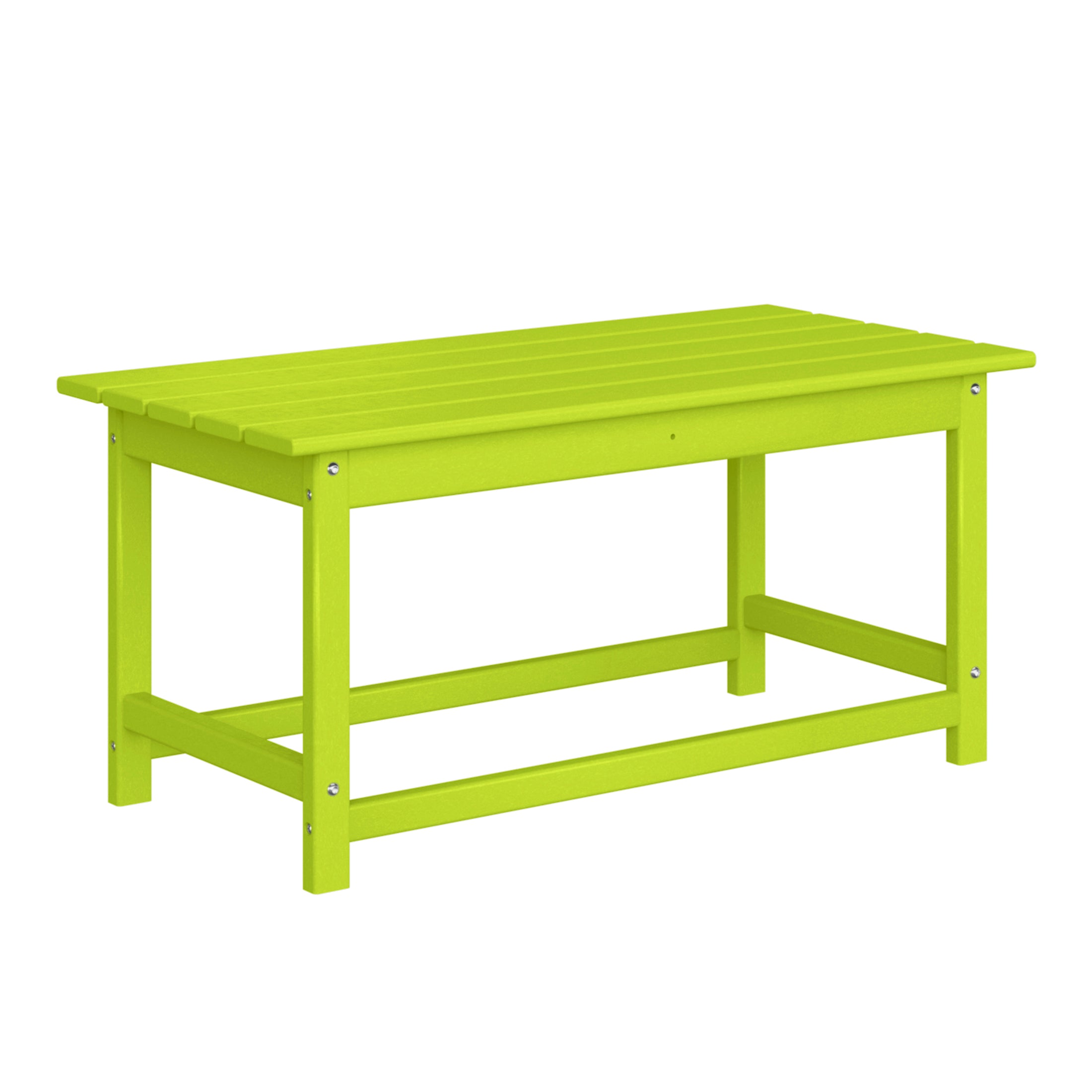 Lakeview 3-Piece Adirondack Chairs with Cup Holders and Coffee Table Set