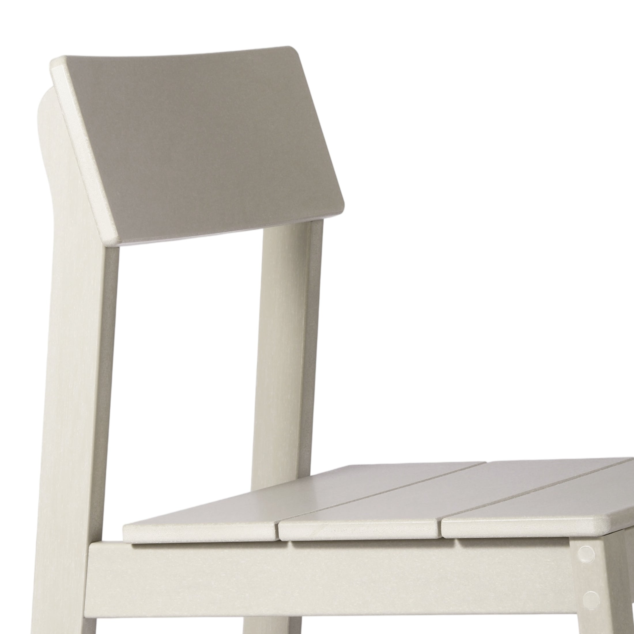 Cambria Modern HDPE Outdoor Armless Patio Dining Chairs (Set of 2)