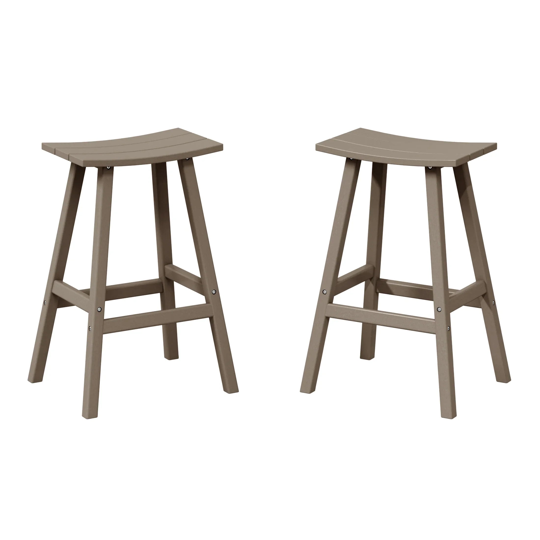 Paradise 2 piece set of 29" height Outdoor / Patio Saddle bar stools
