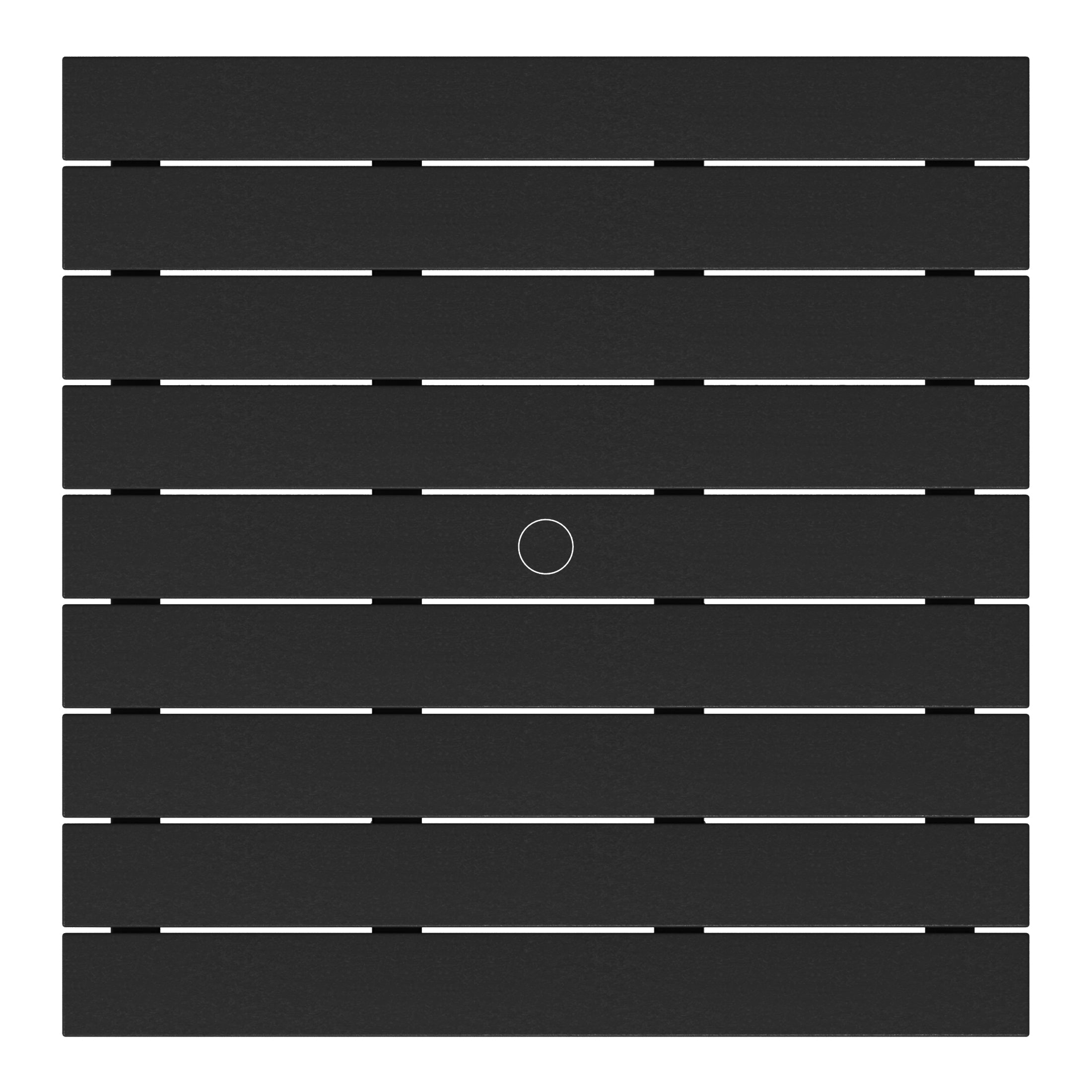 Portside 5-Piece Outdoor Patio HDPE Adirondack Chair With Square Coffee Table Conversation Set