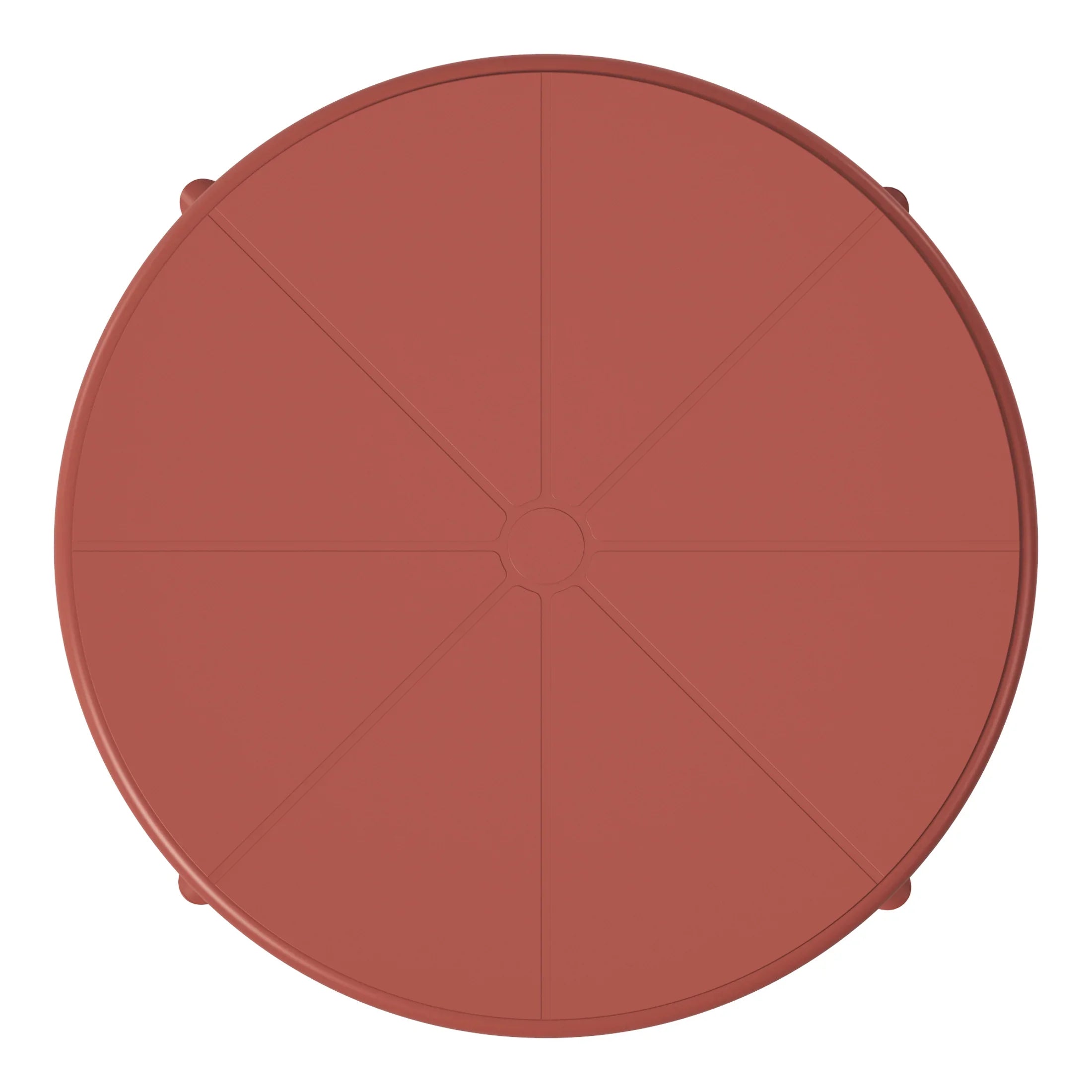 Sunshine 23.5" Outdoor Polypropylene Resin Round Patio Bistro Dining Table for 2