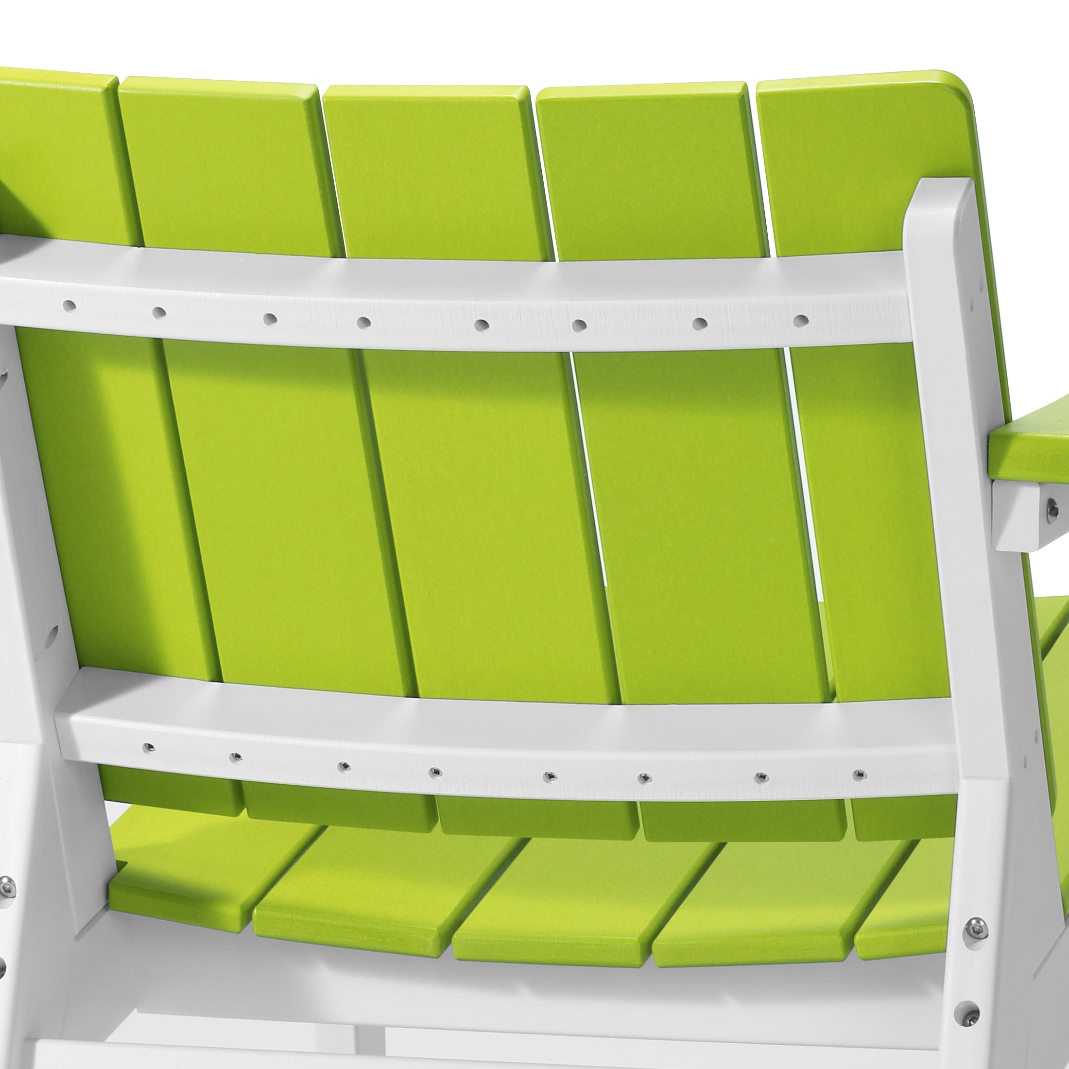 Seaside 3-Piece Outdoor HDPE Conversation Set with Deep Seating Chairs and Round Side Table