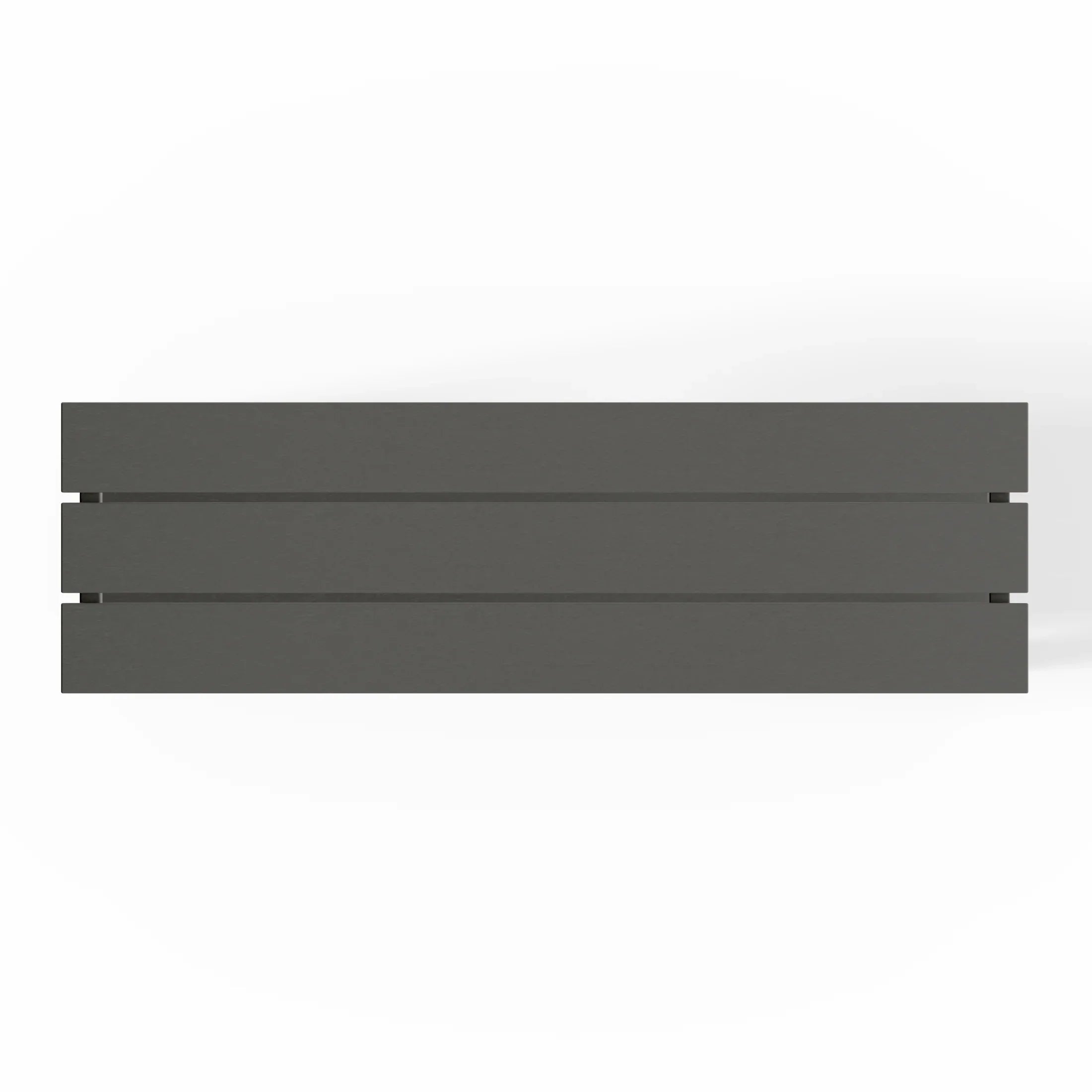 Paradise 55" Outdoor Patio HDPE Adirondack 2-Tier Shelf Console Table