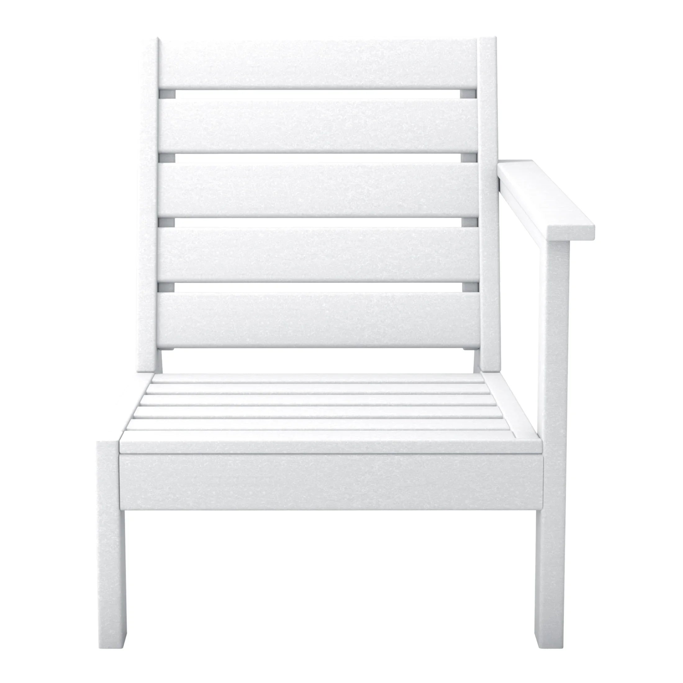 Portsmouth Outdoor Patio HDPE Deep Seating Sectional Loveseat