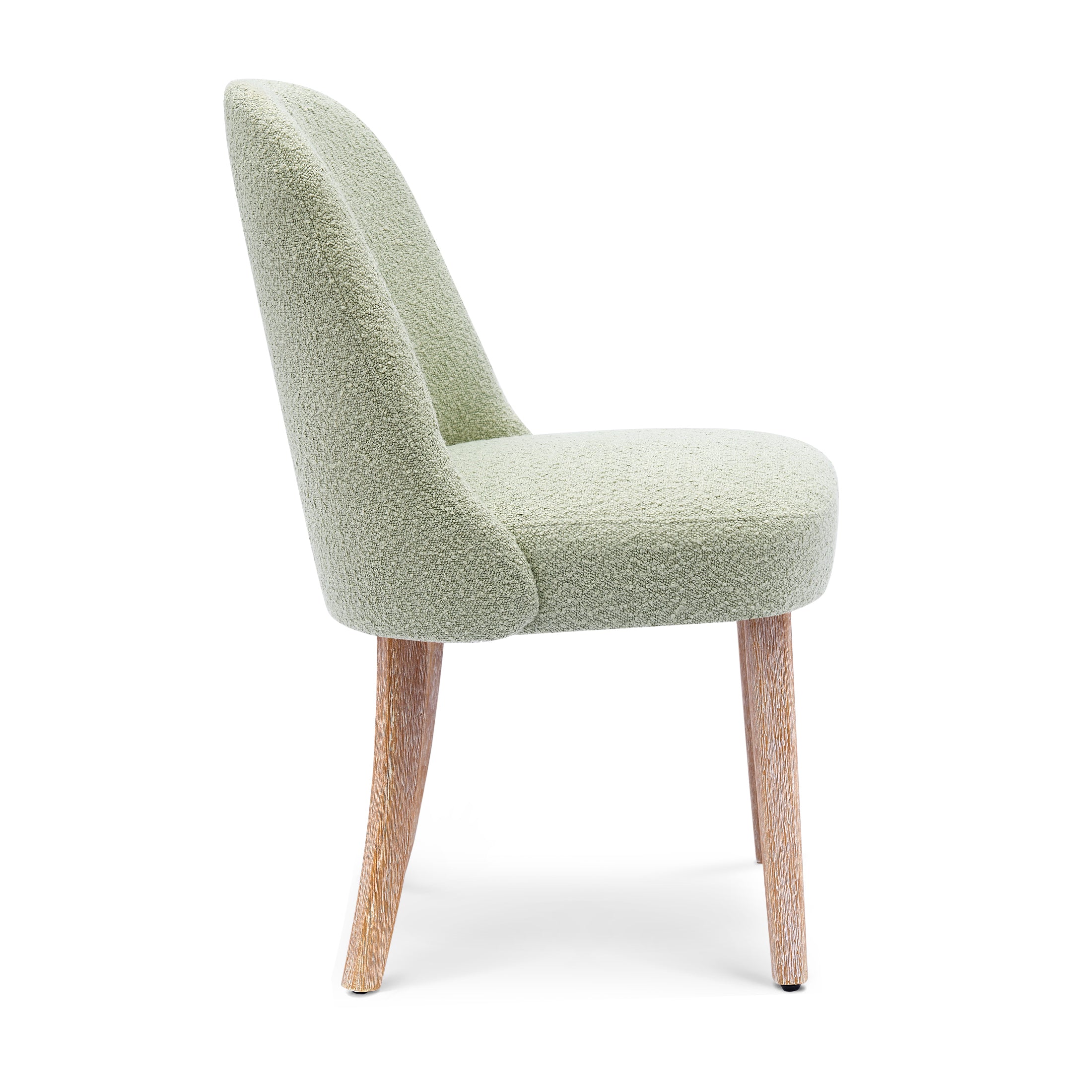 Amélie Mid-Century Modern Upholstered Boucle Dining Chair (Set of 6)