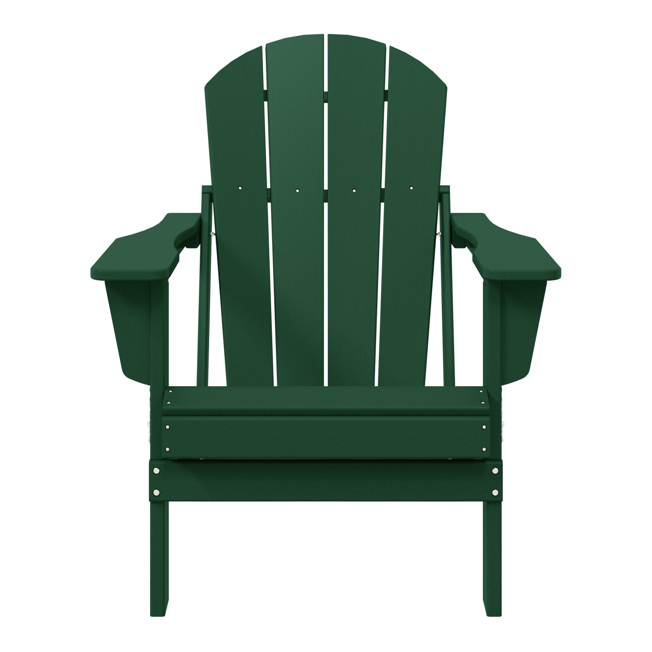 Paradise HDPE Outdoor Patio Folding Poly Adirondack Chair