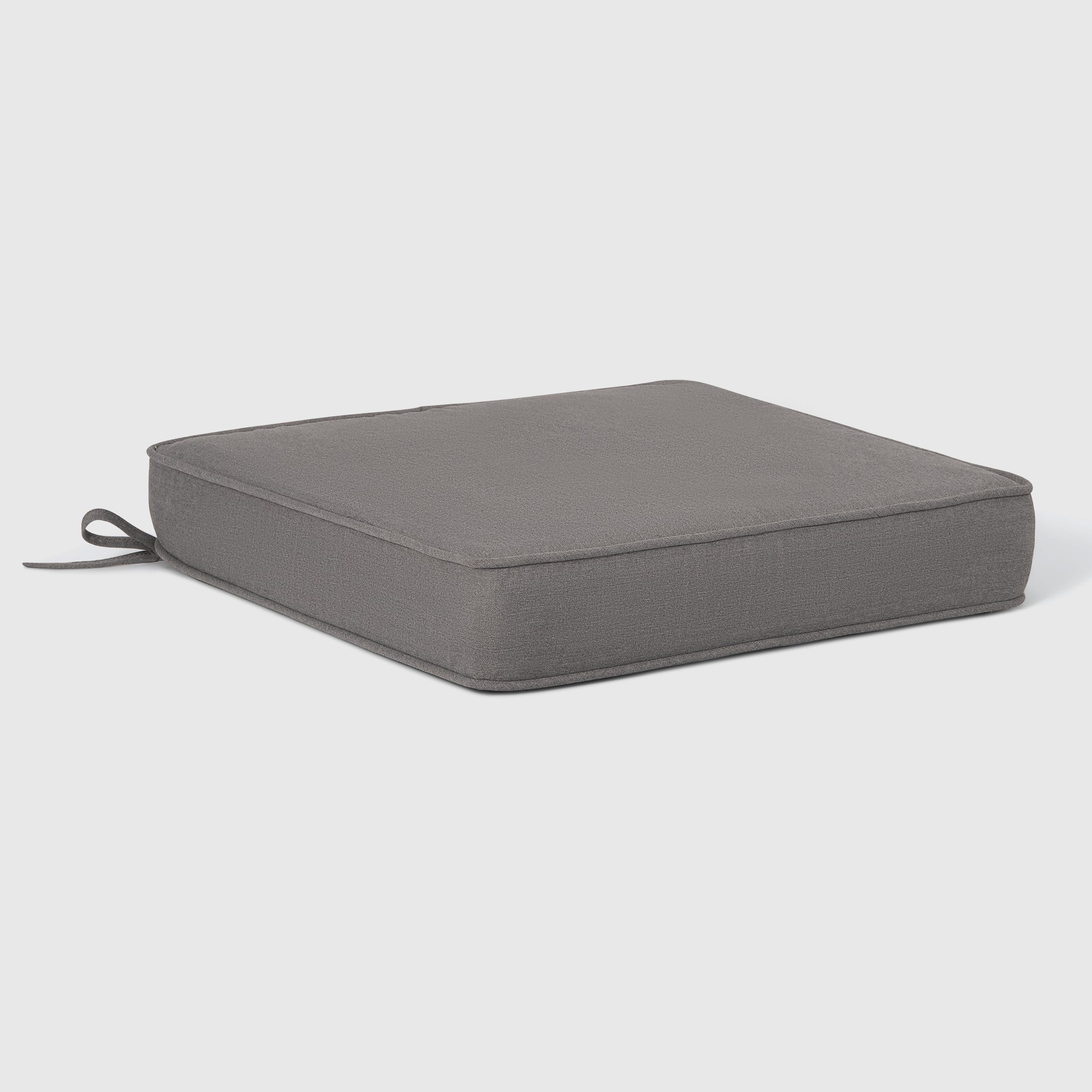 Harmony Outdoor Patio Furniture Seat Chair Square Cushions with Piping. Set of 2, 20" x 19"