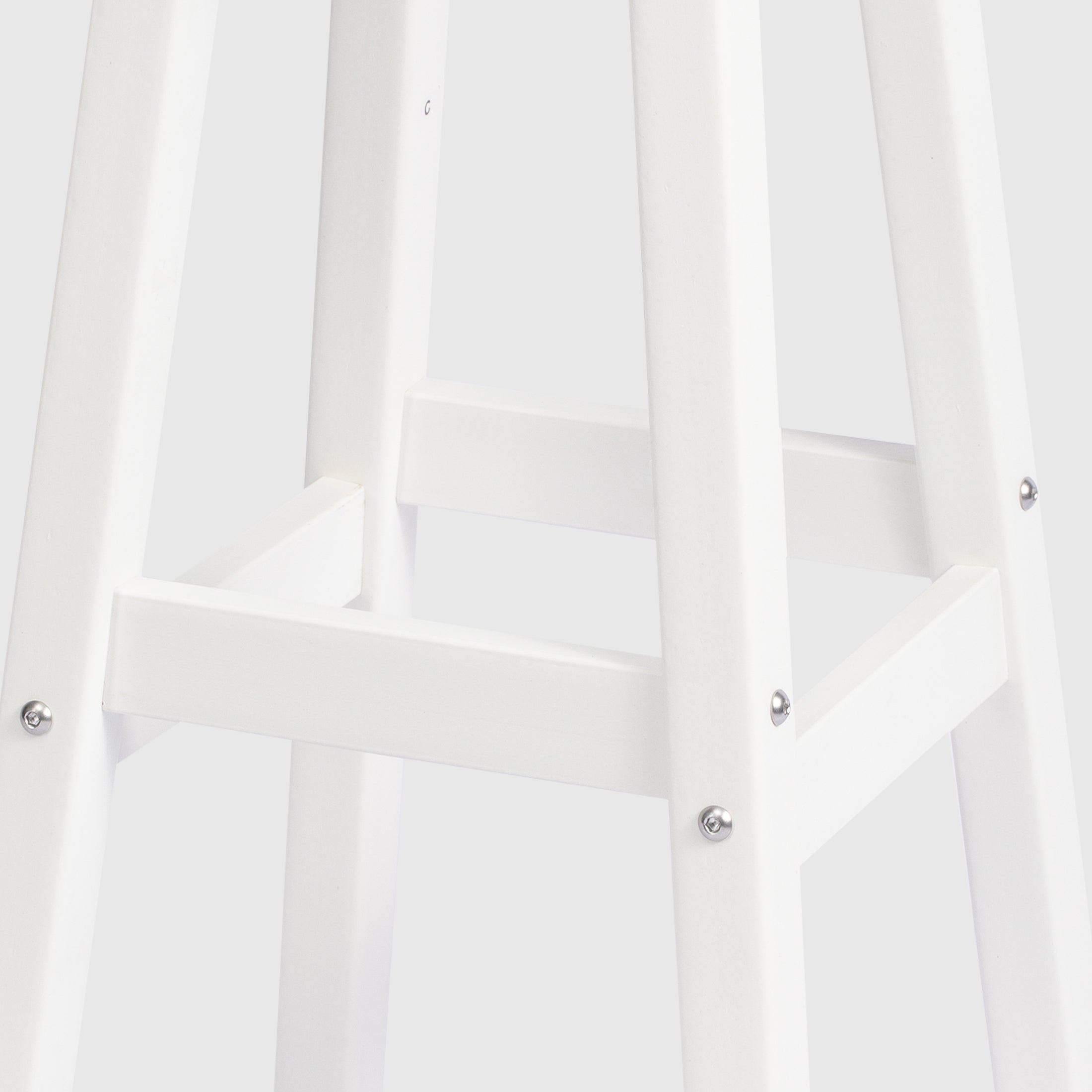 Paradise 29" HDPE Outdoor Patio Square Backless Bar Stool