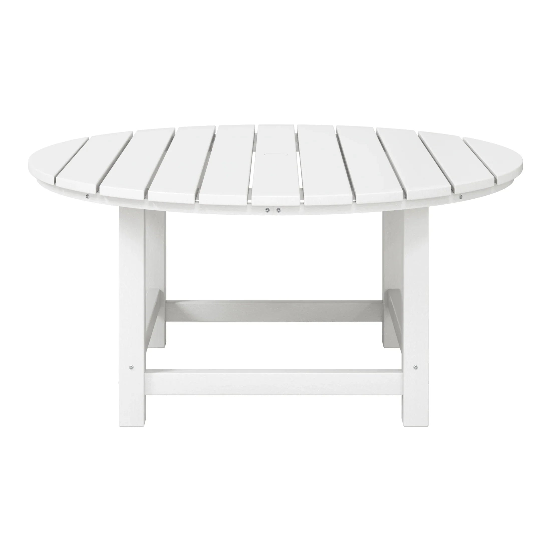 Paradise Low Outdoor HDPE Round Patio Coffee Table