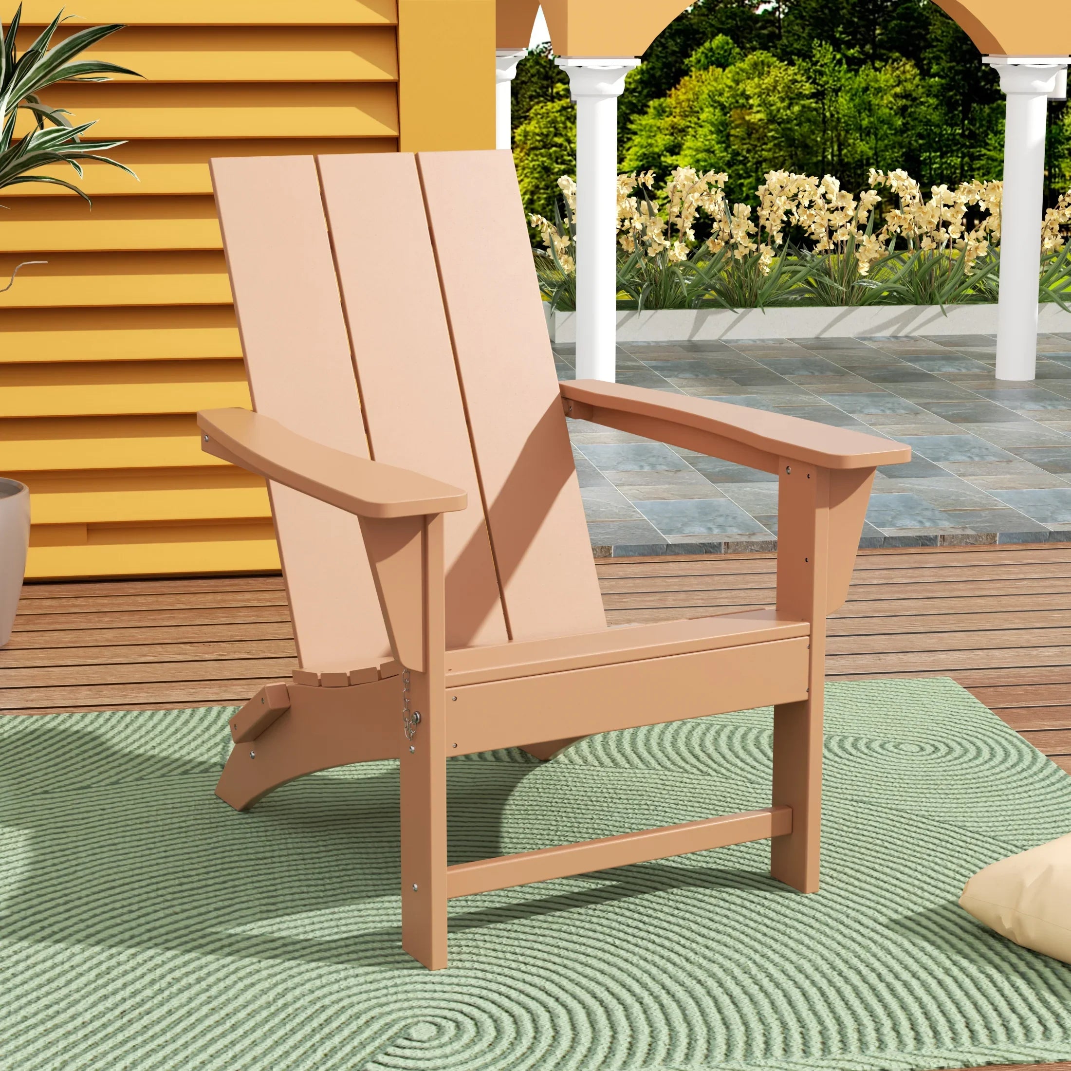 Palms Modern Outdoor Folding Adirondack Chair