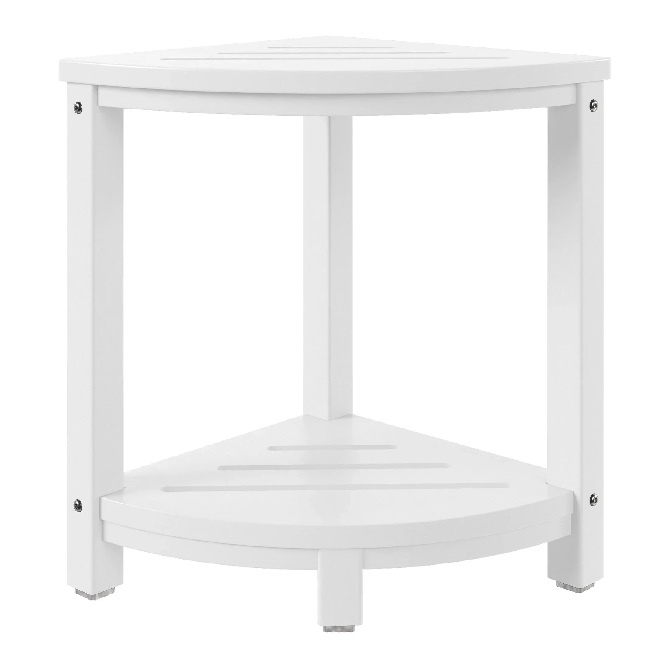 Ventura HDPE Plastic Waterproof Shower Corner Bench
