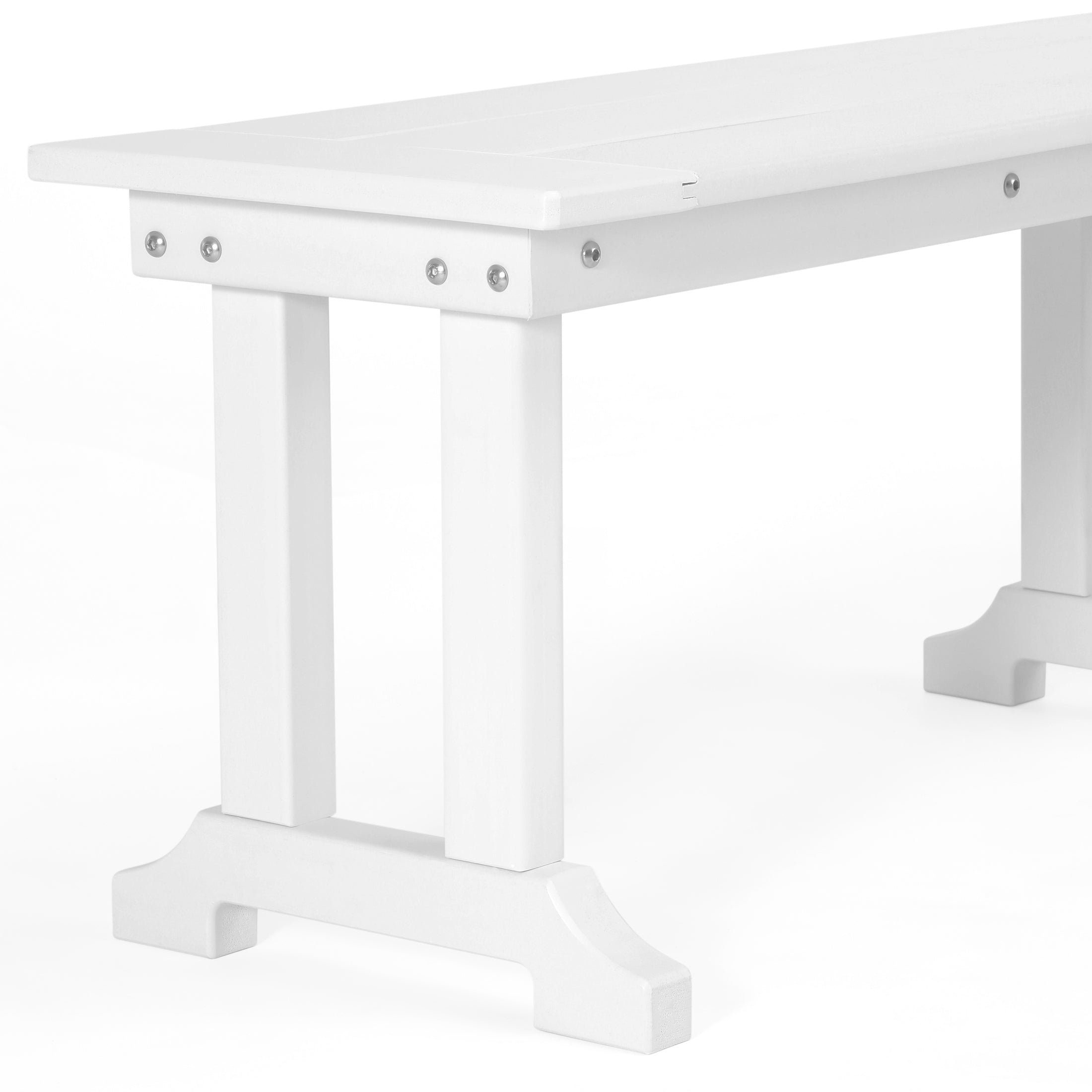 Paradise 65" Outdoor Patio Trestle Dining Bench
