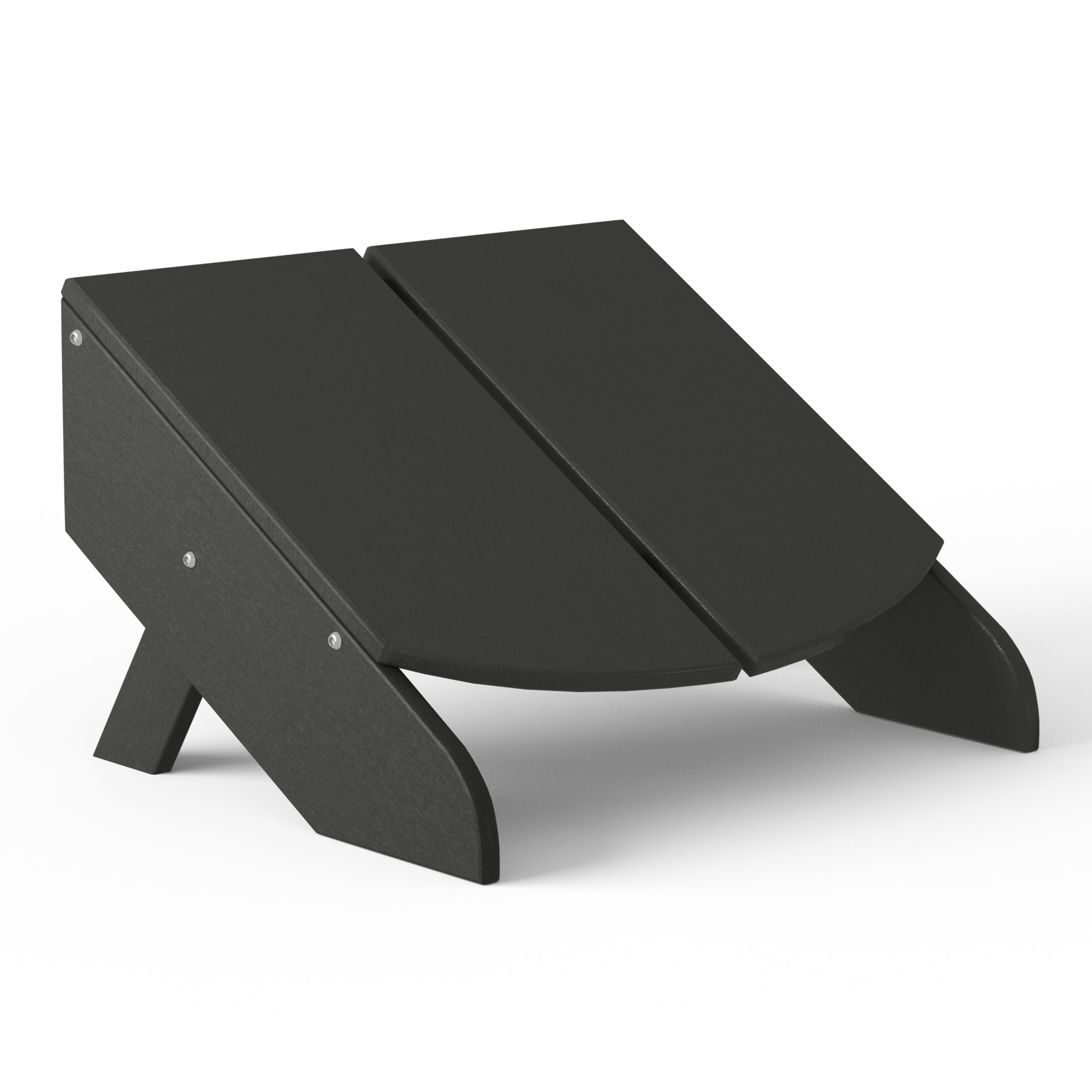 Seaview Modern HDPE Plastic Folding Patio Adirondack Ottoman