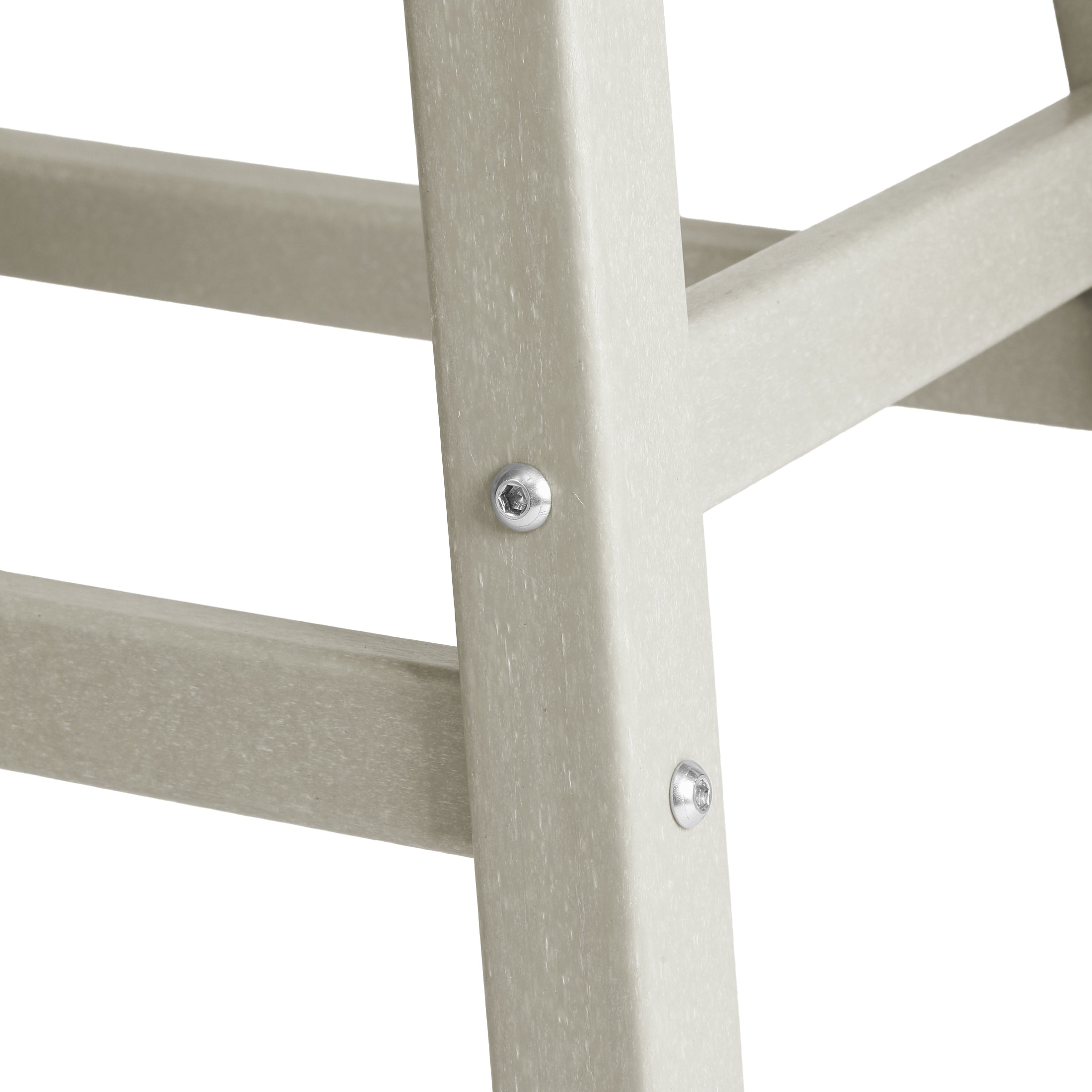 Paradise 24" HDPE Outdoor Patio Counter Height Bar Stools (Set of 2)