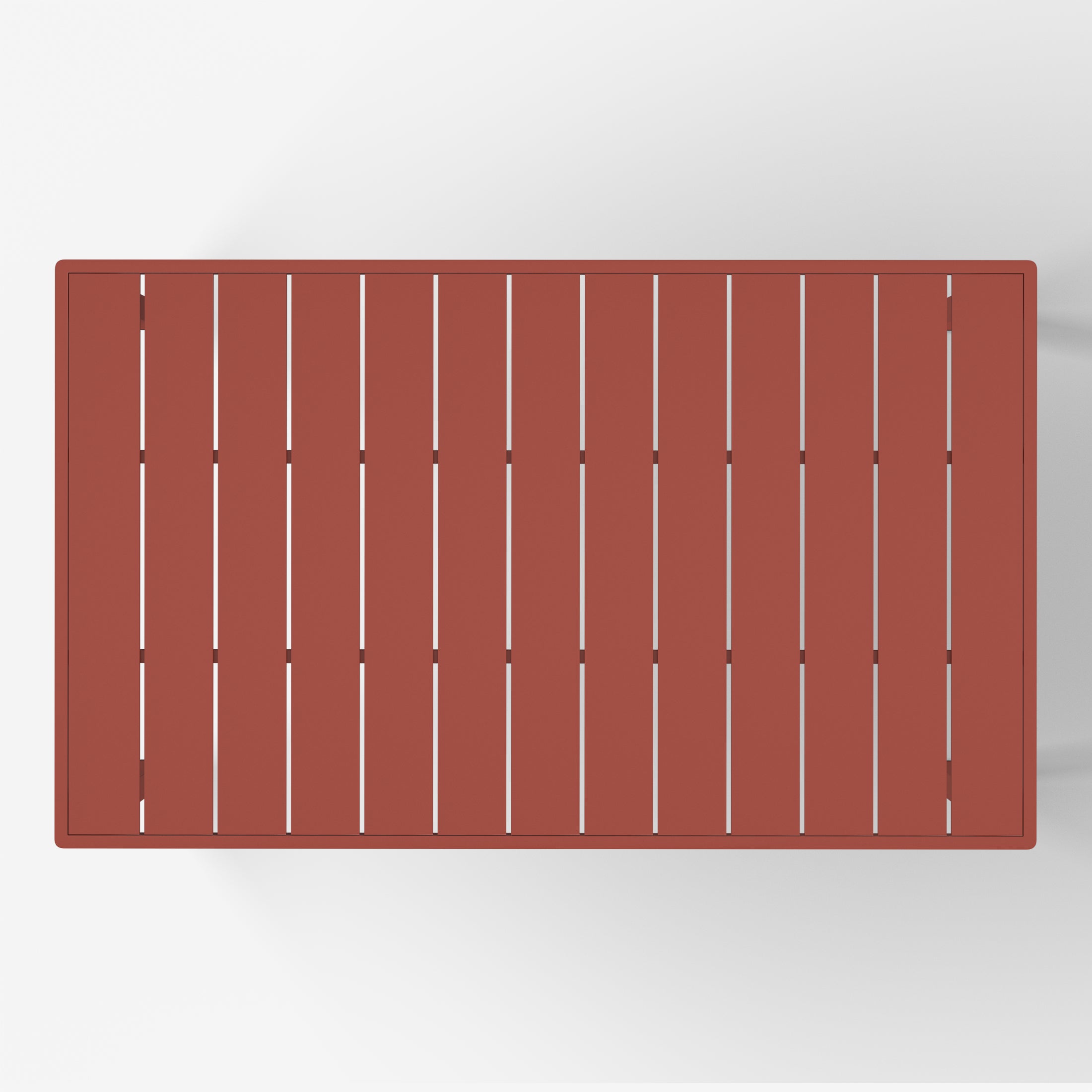 Sunshine 59" Iron Metal Outdoor Rectangular Patio Dining Table For 6