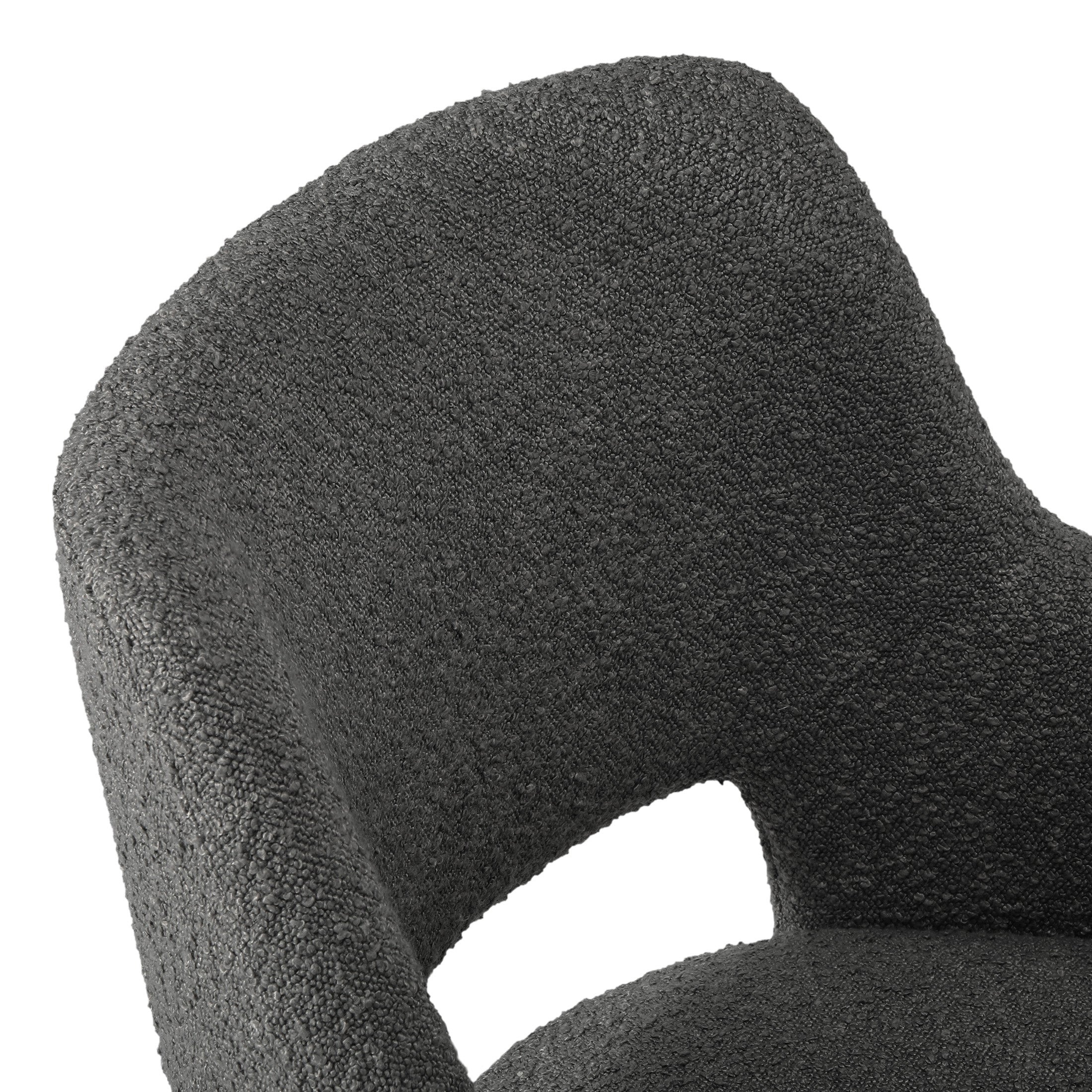 Amélie Mid-Century Modern Swivel Office Vanity Chair with Wheels