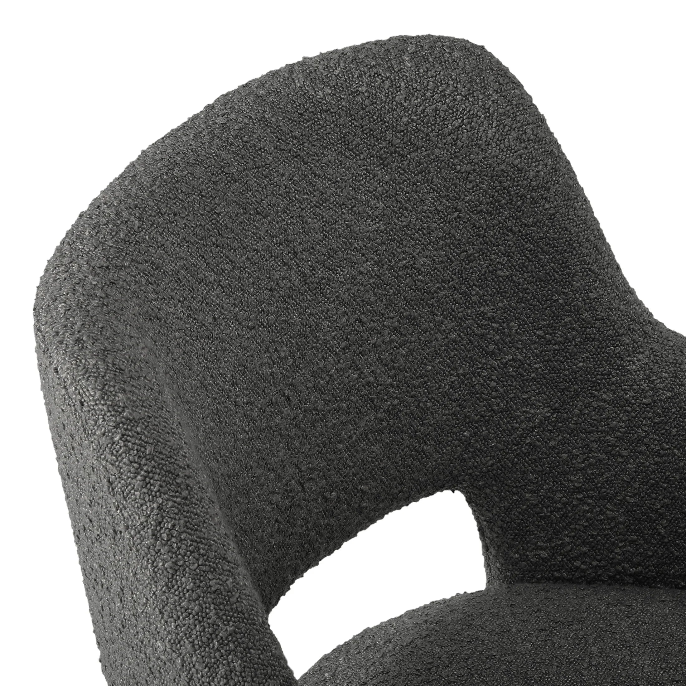 Amélie Mid-Century Modern Swivel Office Vanity Chair with Wheels
