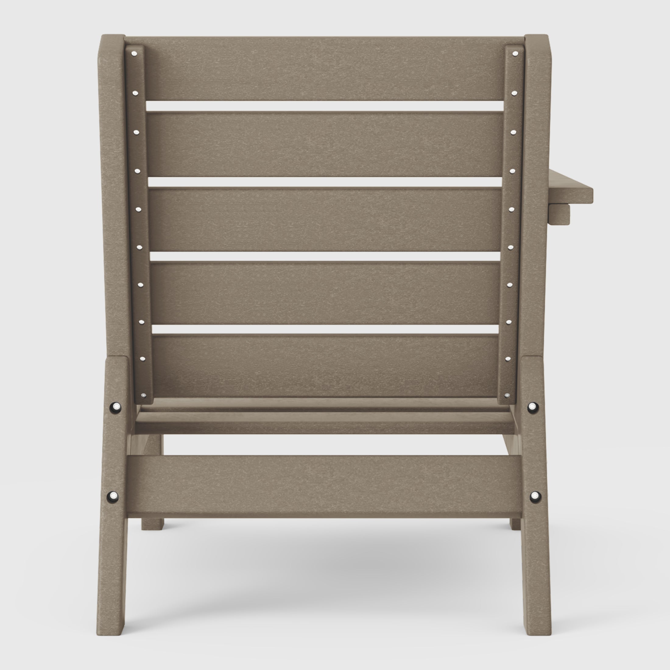 Portsmouth Outdoor Patio HDPE Deep Seating Left Arm Facing Modern Corner Chair