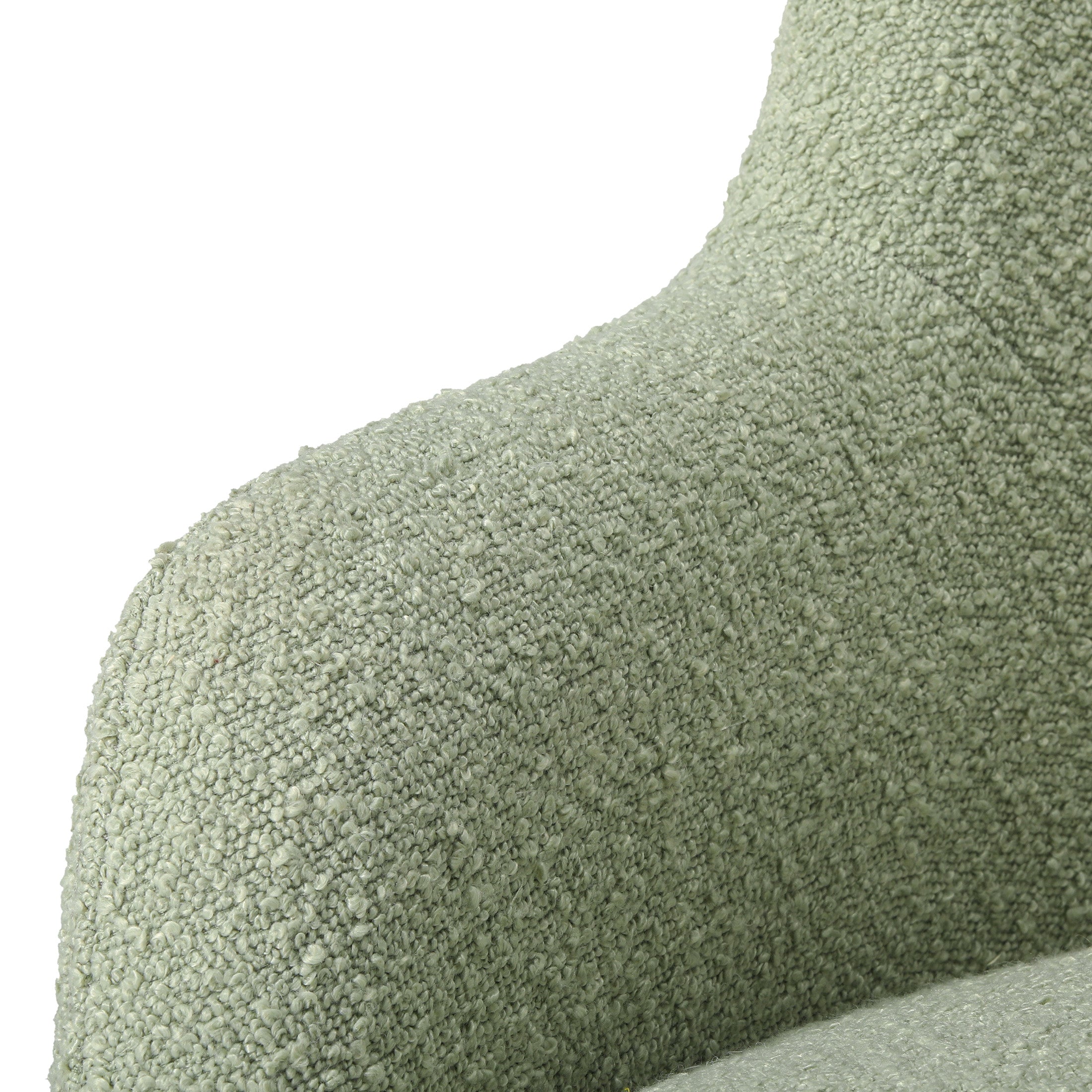 Amélie Mid-Century Modern Swivel Office Vanity Chair with Wheels