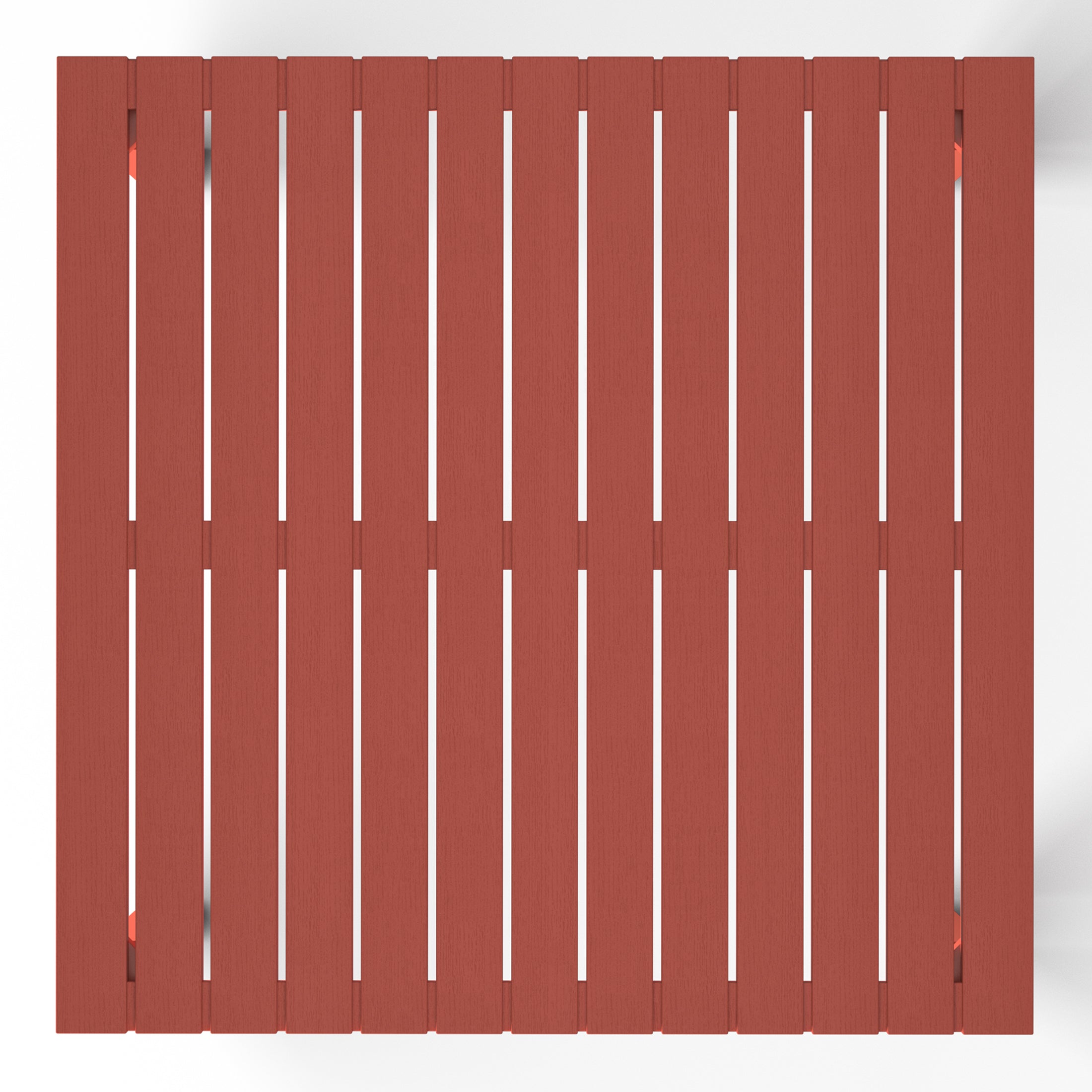 Sunshine 31.5" Iron Metal Frame Outdoor Square Patio Dining Table