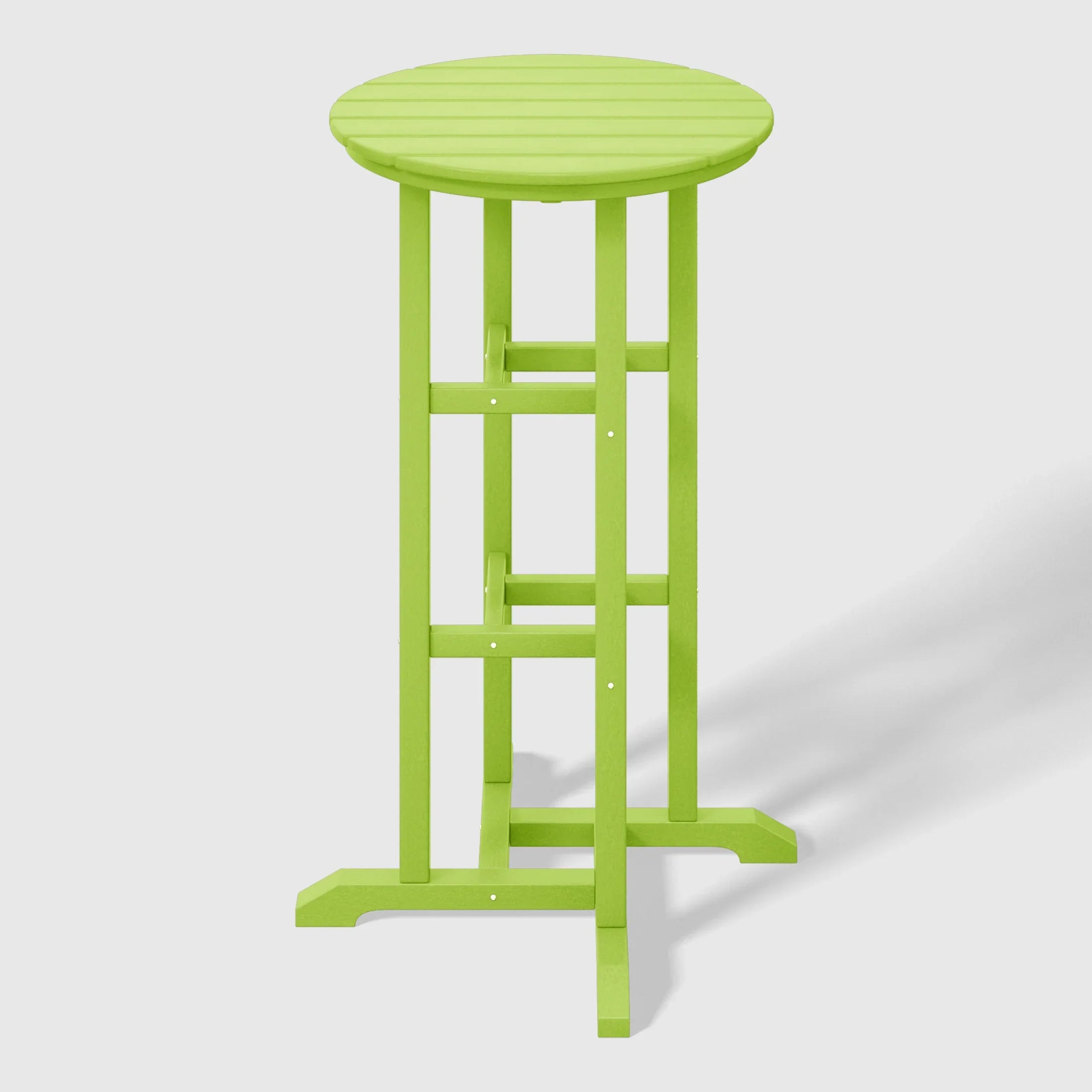 Paradise Outdoor Patio Bar Height Table and Bar Stool 3-Piece Dining Set