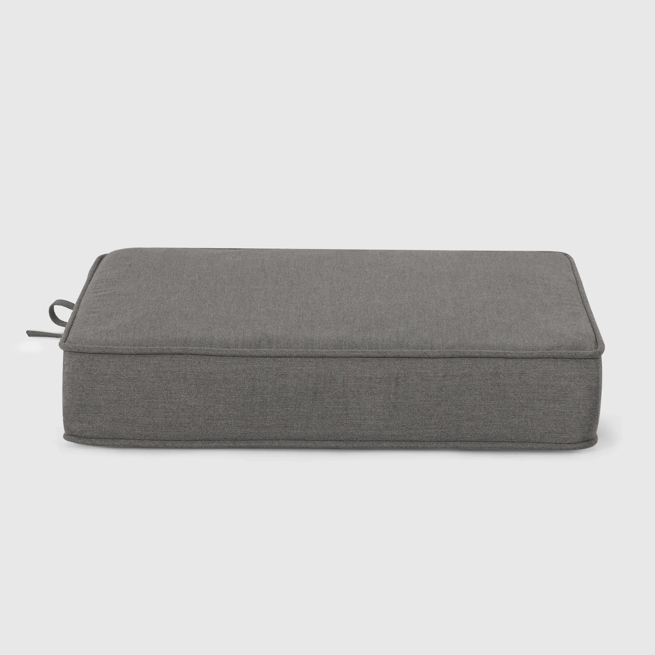 Harmony Outdoor Patio Furniture Seat Chair Square Cushions with Piping. Set of 2, 20" x 19"