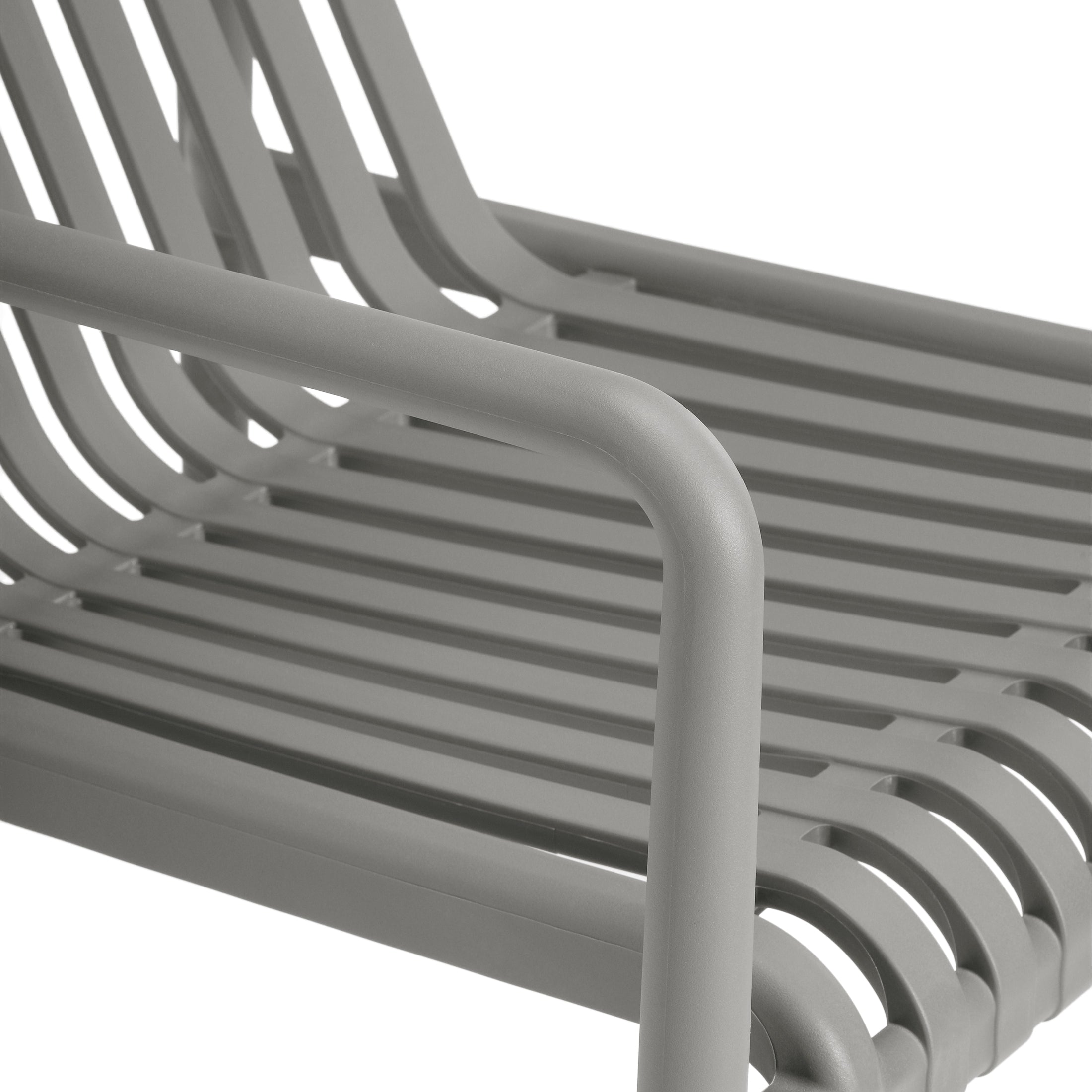Sunshine Outdoor Modern Stackable Plastic Patio Club Armchairs (Set of 2)