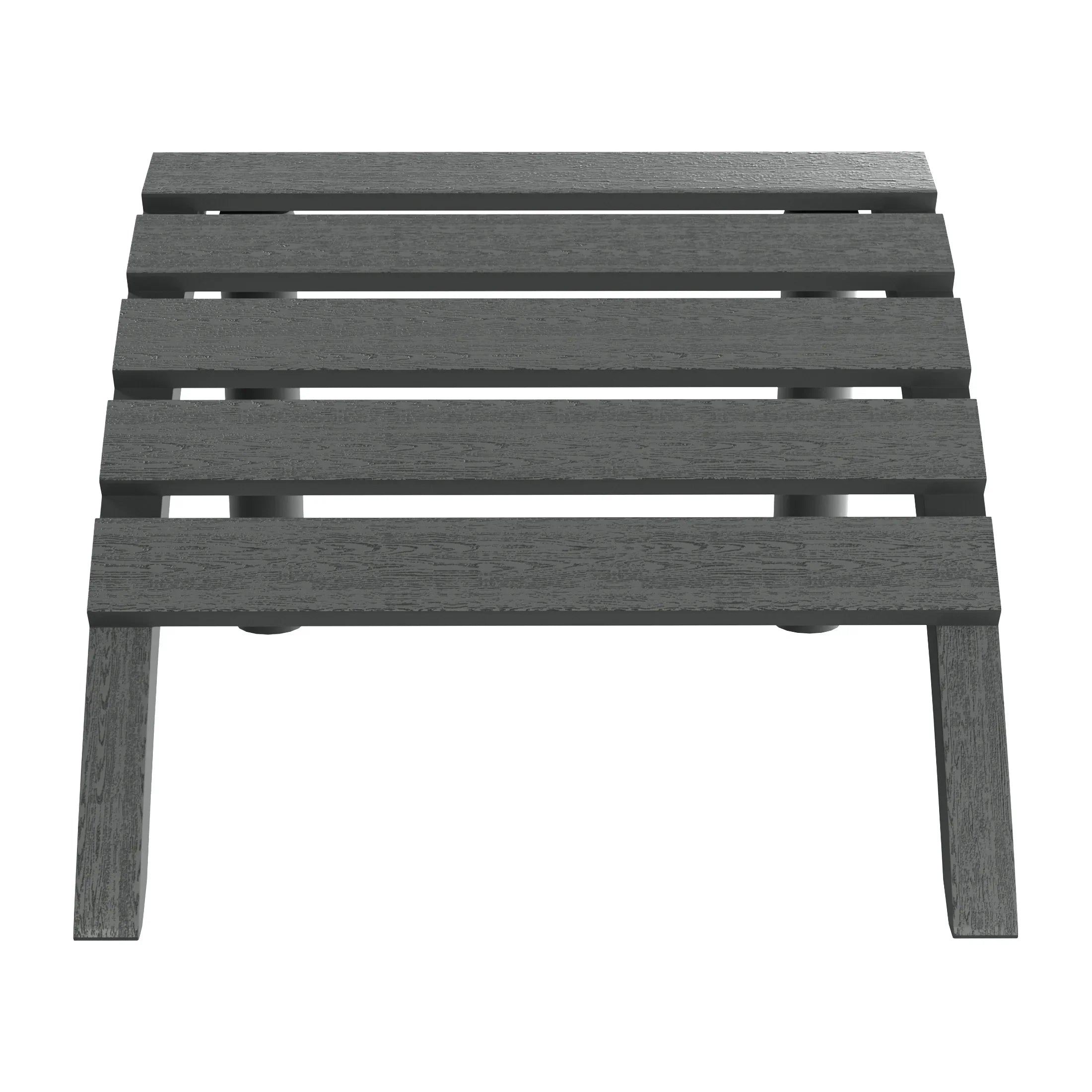 Cayman Outdoor Patio HDPE Adirondack Ottoman Footrest