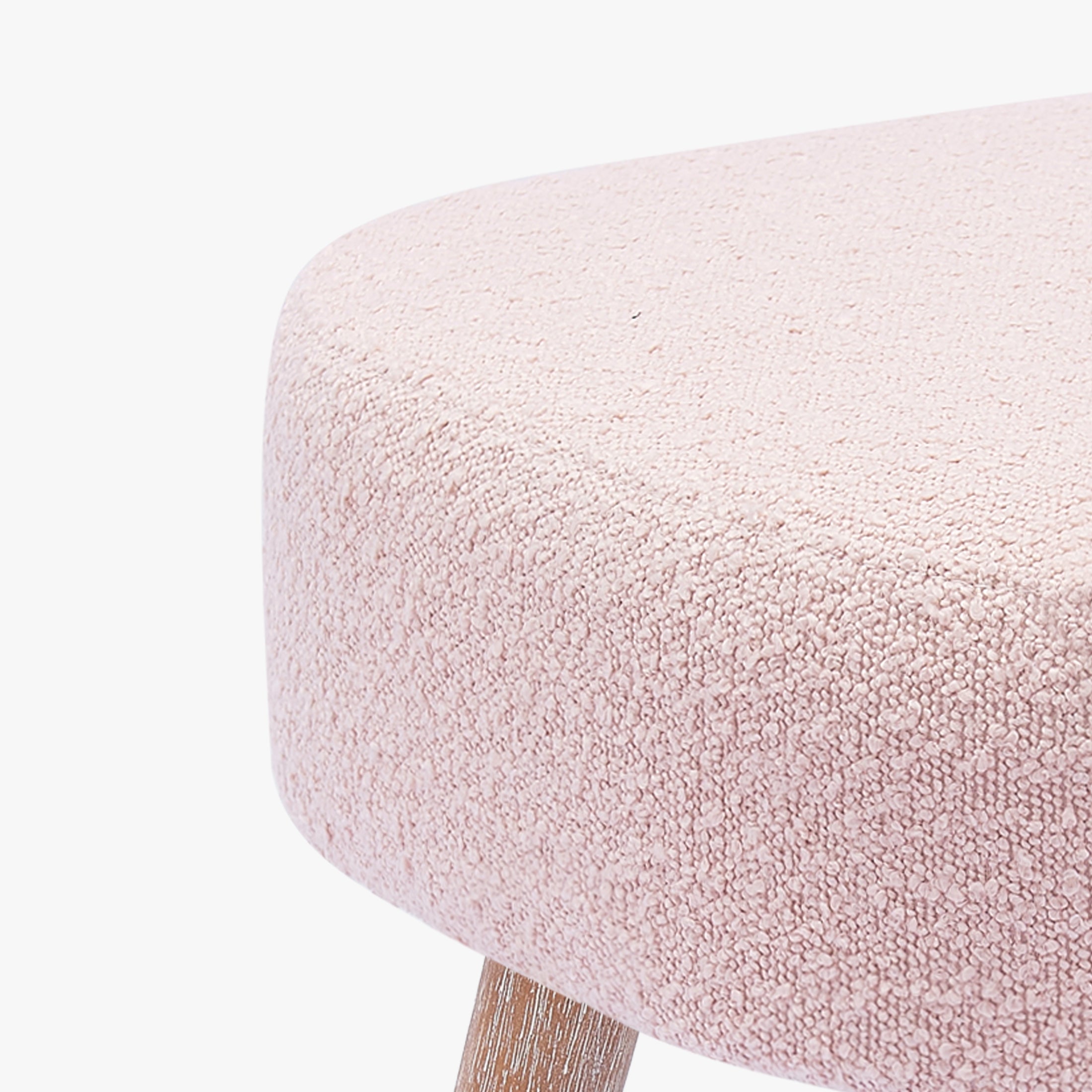 Amélie 21" Wide Square Upholstered Cushion Ottoman Foot Stool