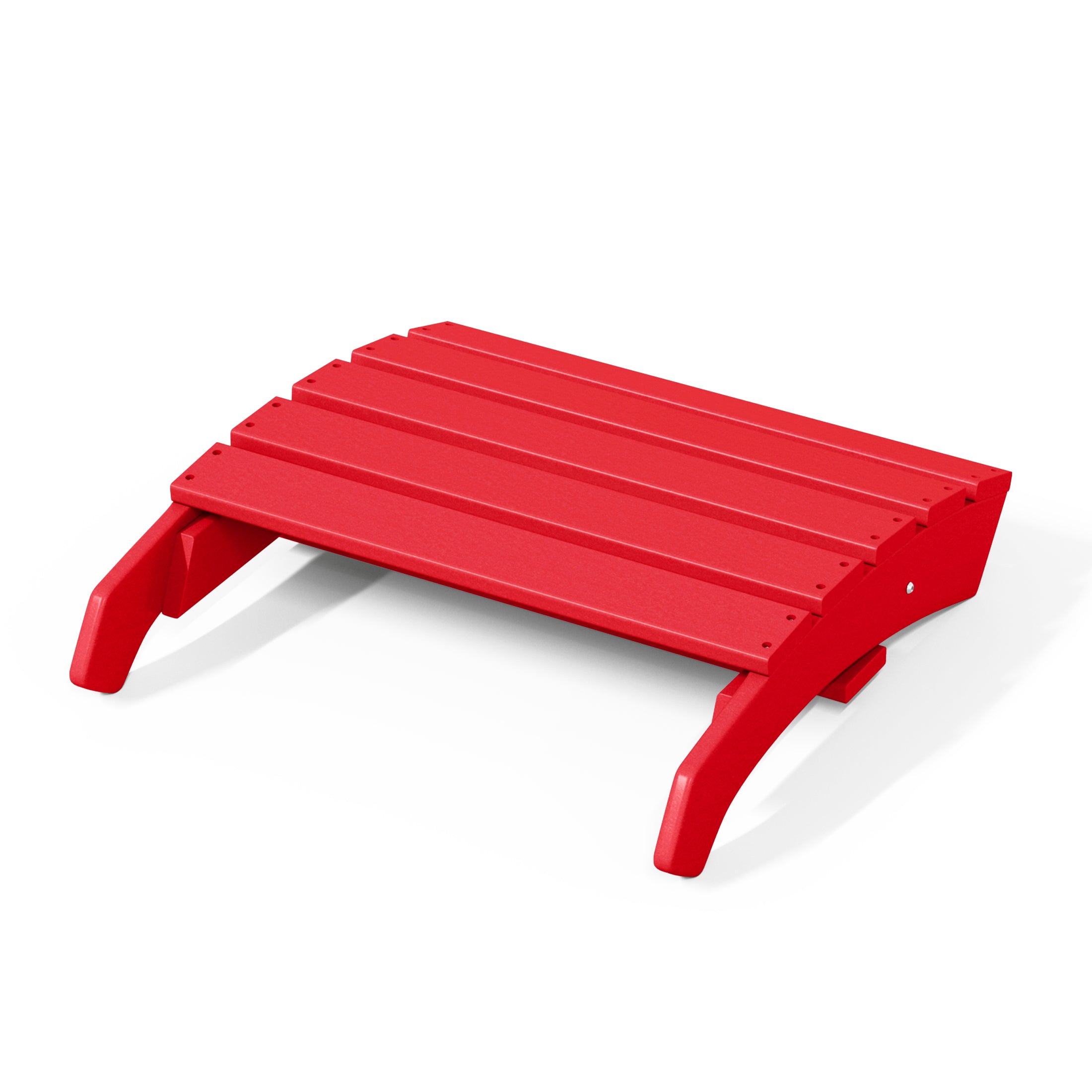 Portside Outdoor Patio HDPE Adirondack Ottoman Footrest