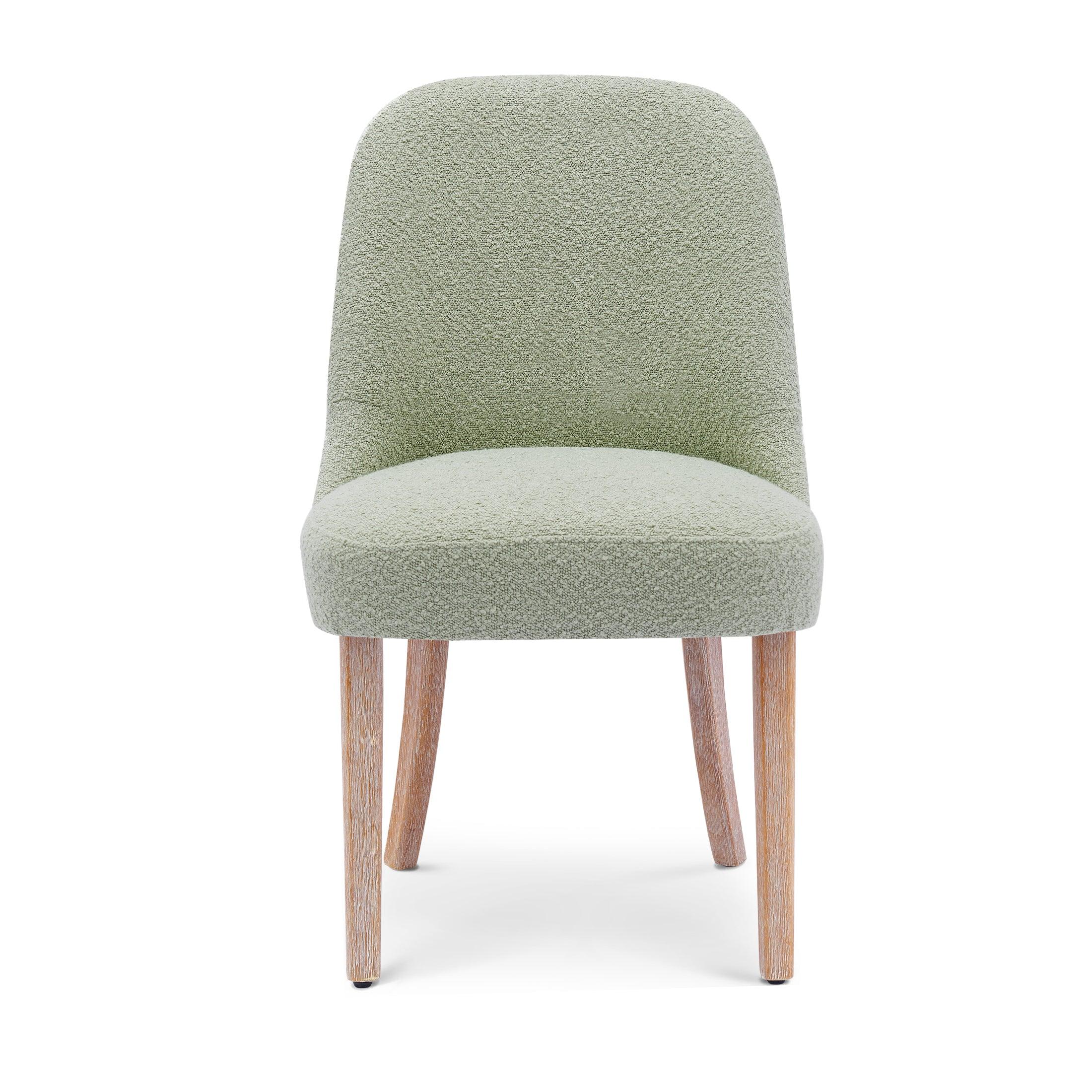Amélie Mid-Century Modern Upholstered Boucle Dining Chair (Set of 6)