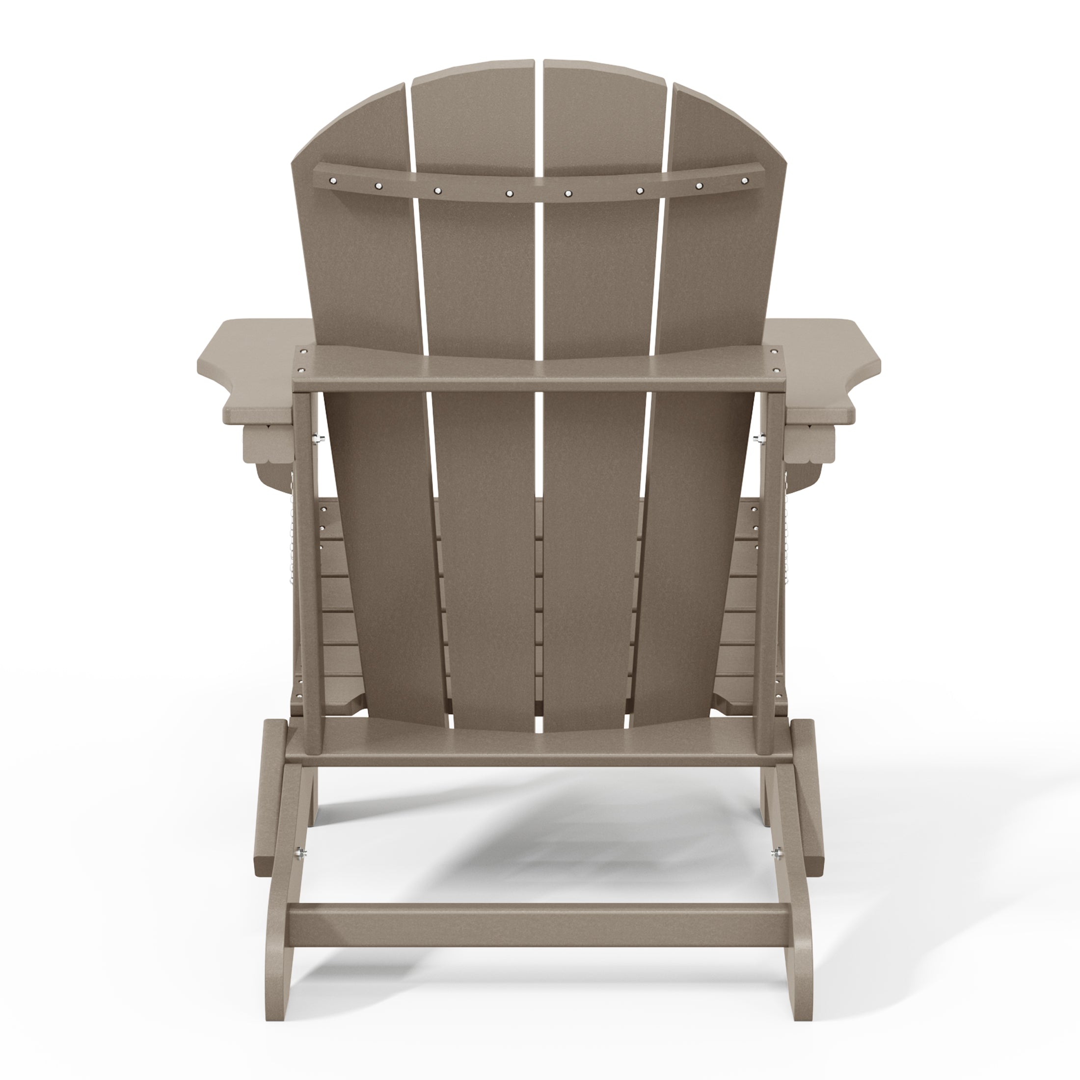 Paradise Outdoor Folding Poly Adirondack Chair (Set of 8)