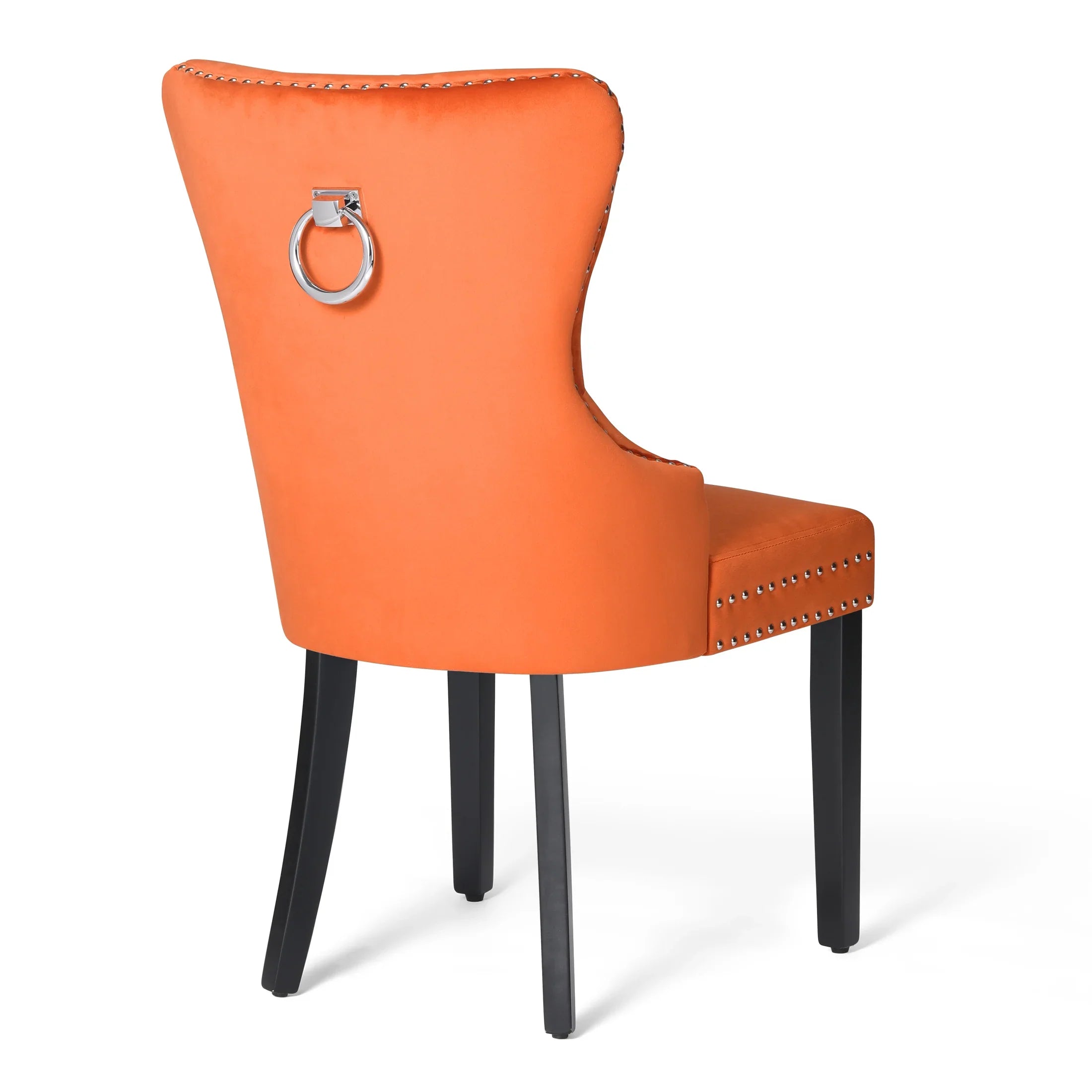 Hank Velvet Upholstered Tufted Dining Chairs (Set of 6)
