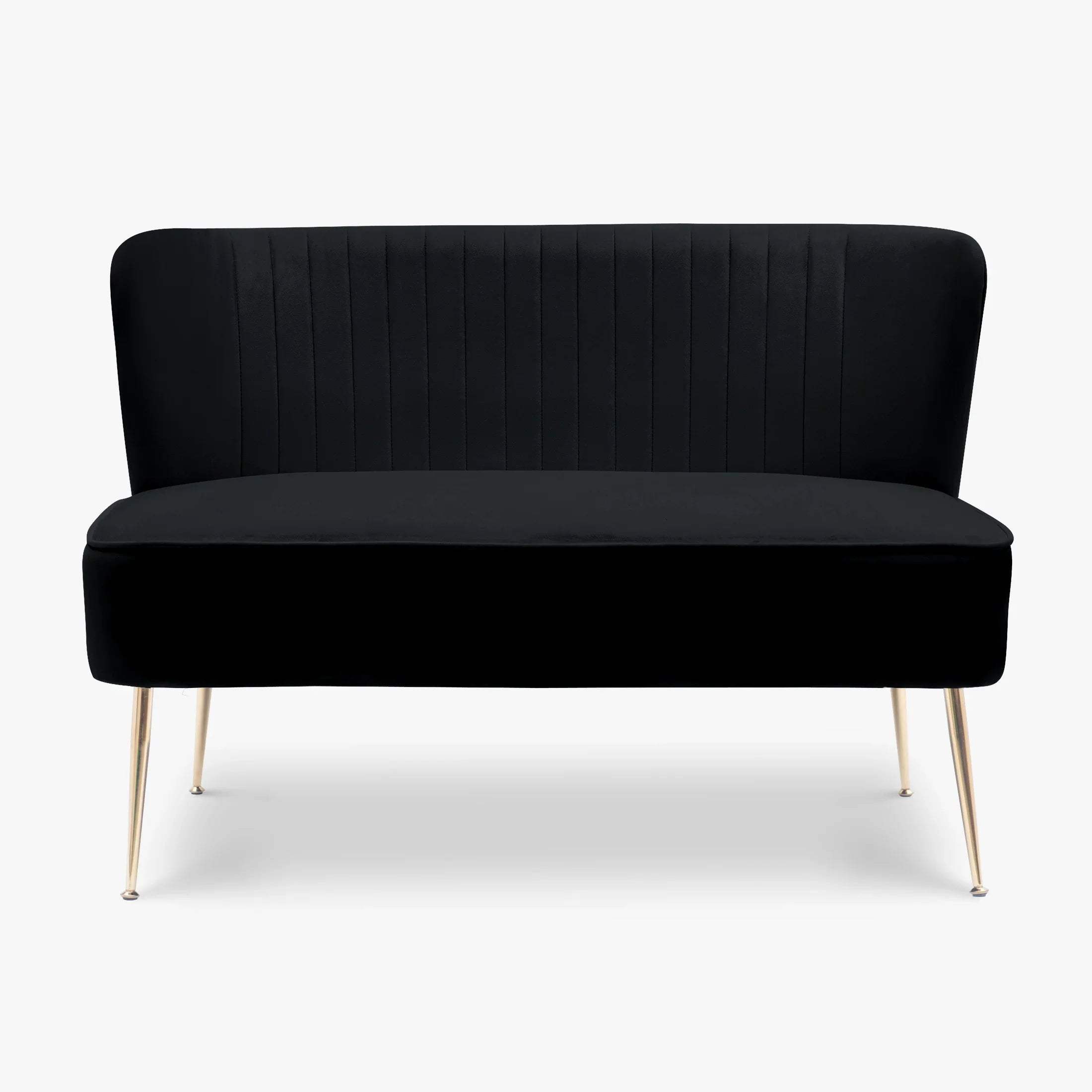 Alaia 46" Wide Upholstered Velvet Love Seat Sofa