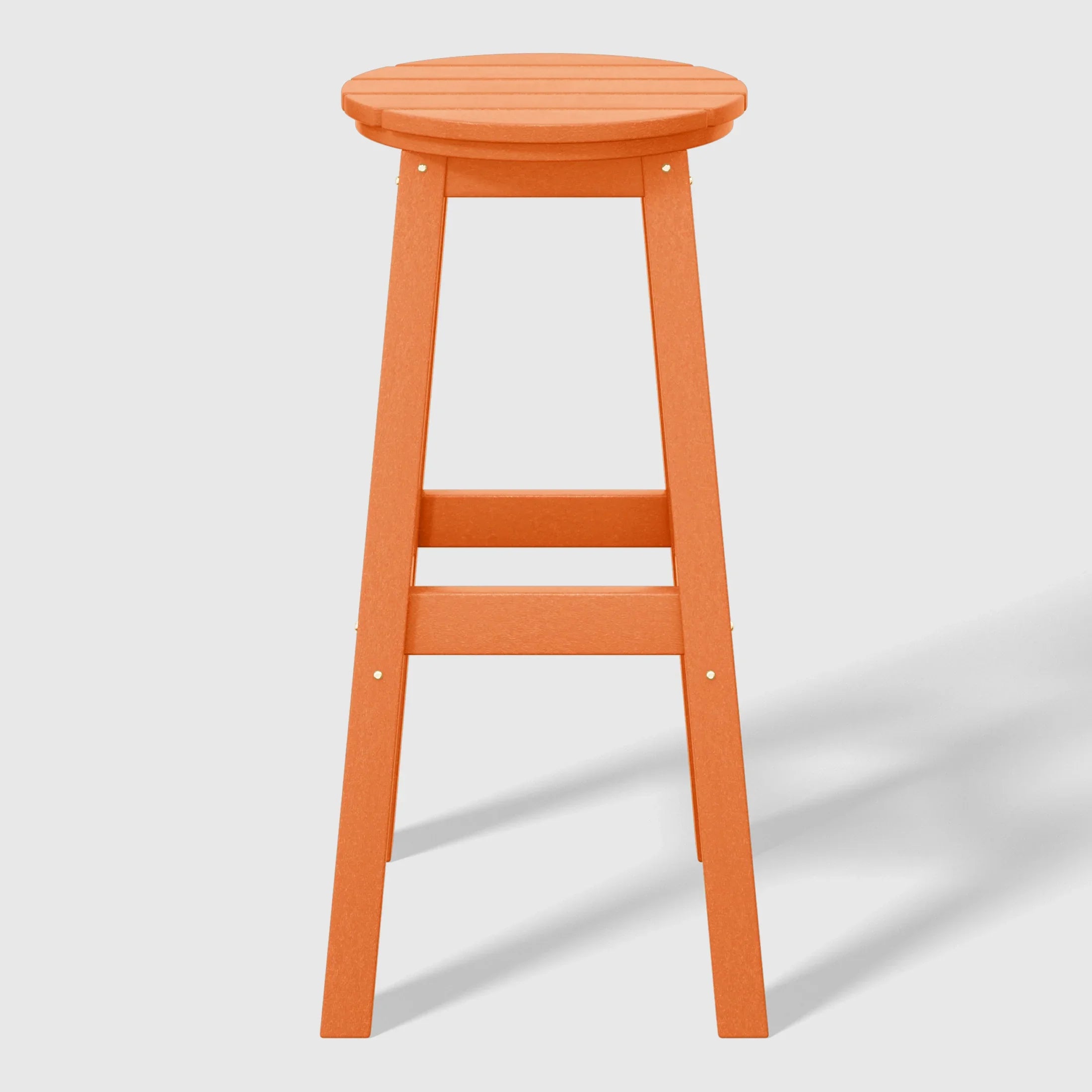 Paradise 29" HDPE Outdoor Patio Round Bar Stool Set of 2