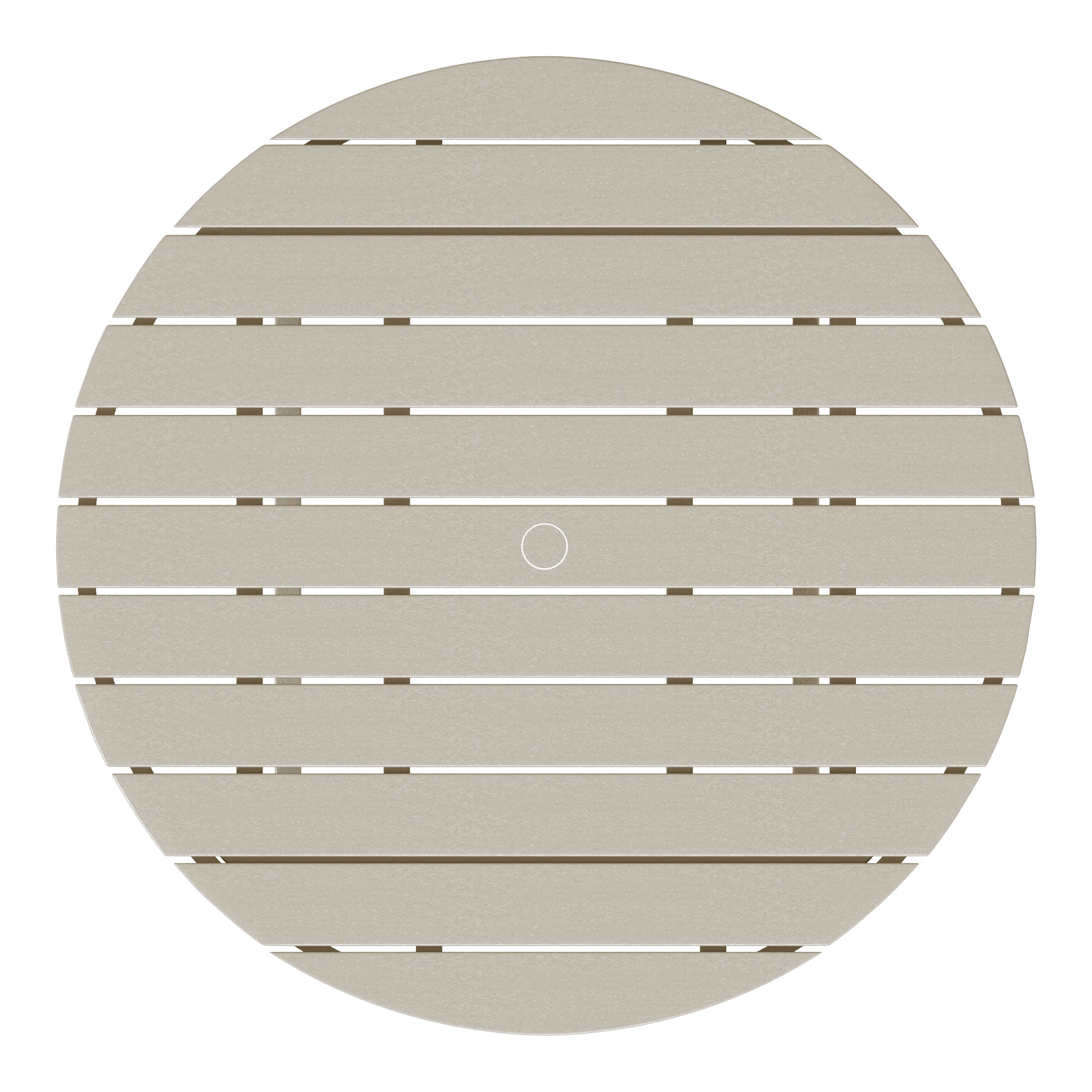 Paradise Low Outdoor HDPE Round Patio Coffee Table