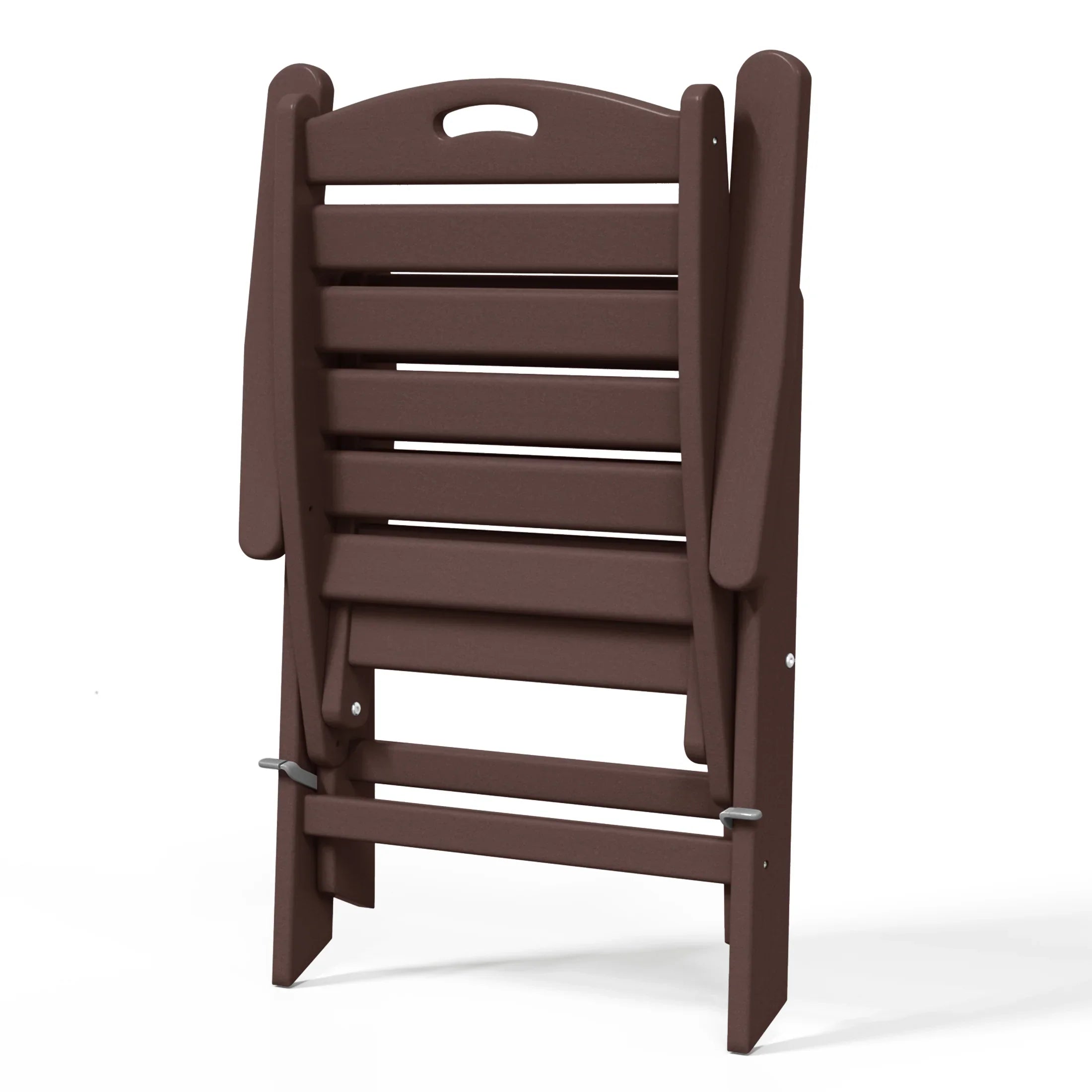 Cayman HDPE Adjustable Highback Folding Outdoor Patio Dining Chairs Set of 2