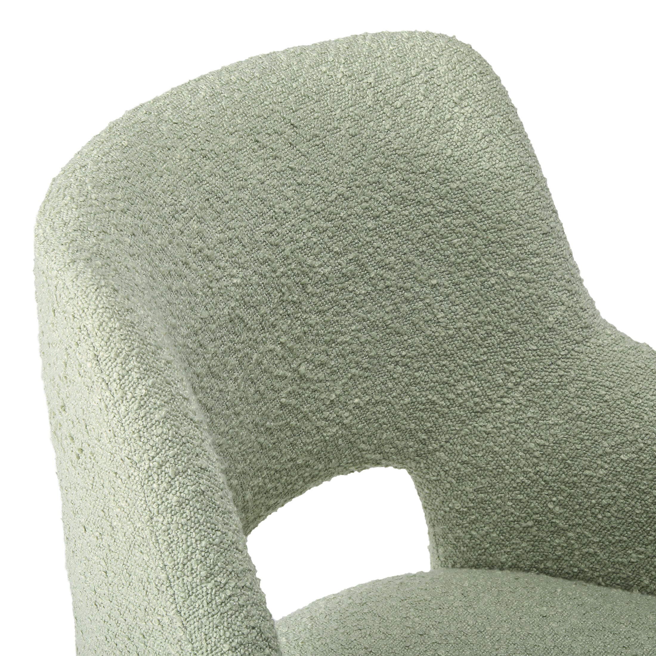 Amélie Mid-Century Modern Swivel Office Vanity Chair with Wheels