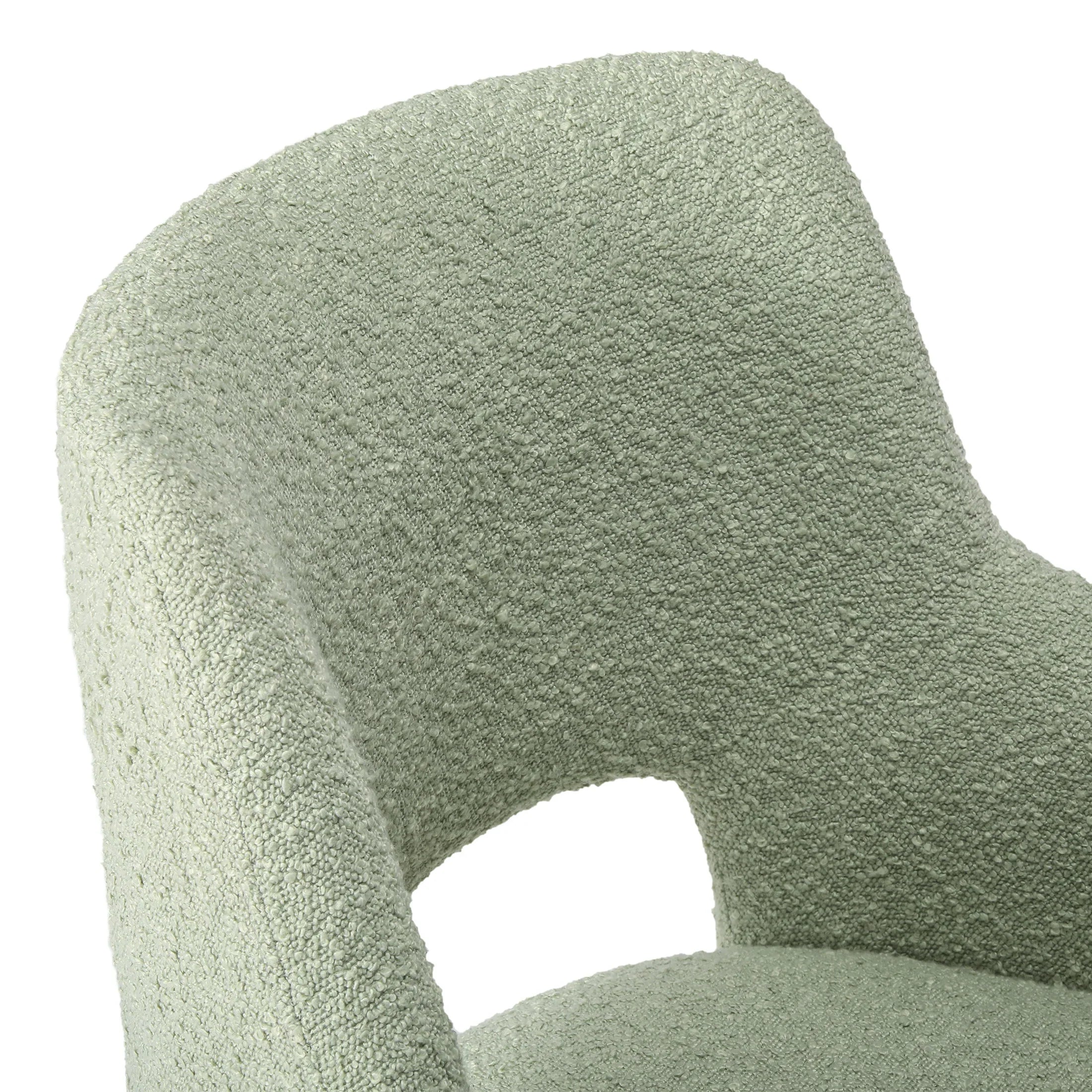 Amélie Mid-Century Modern Swivel Office Vanity Chair with Wheels