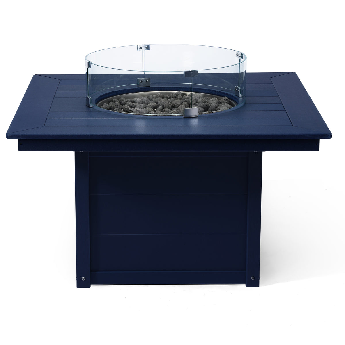 Sol 42" Modern Outdoor Patio Propane Square Fire Pit Table